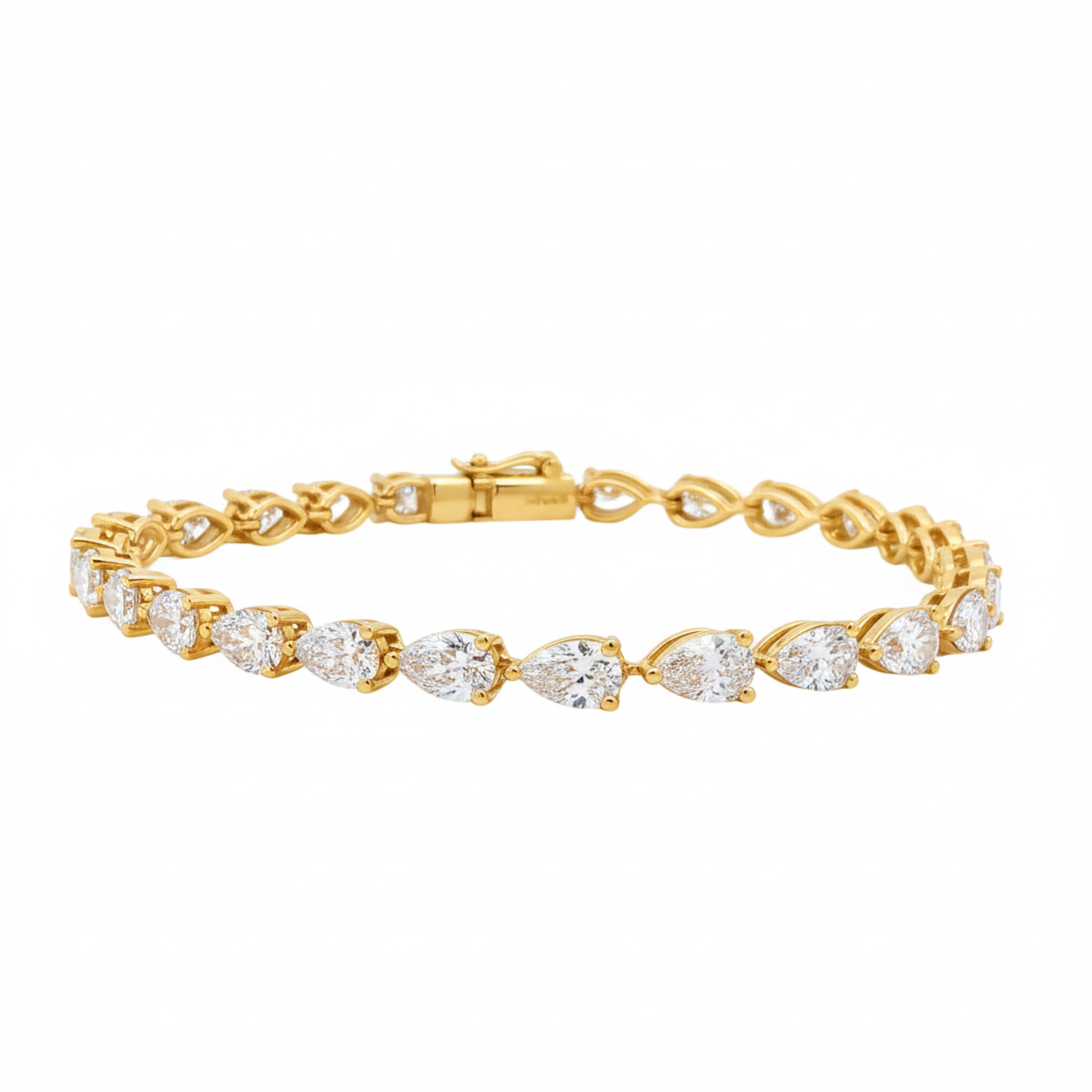 30pts Pear Tennis Bracelet