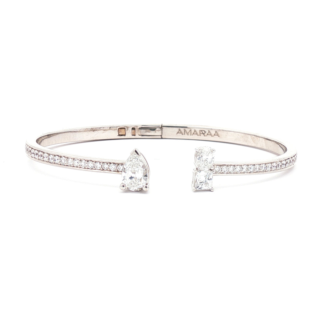 Open Fancy Shaped Bangle