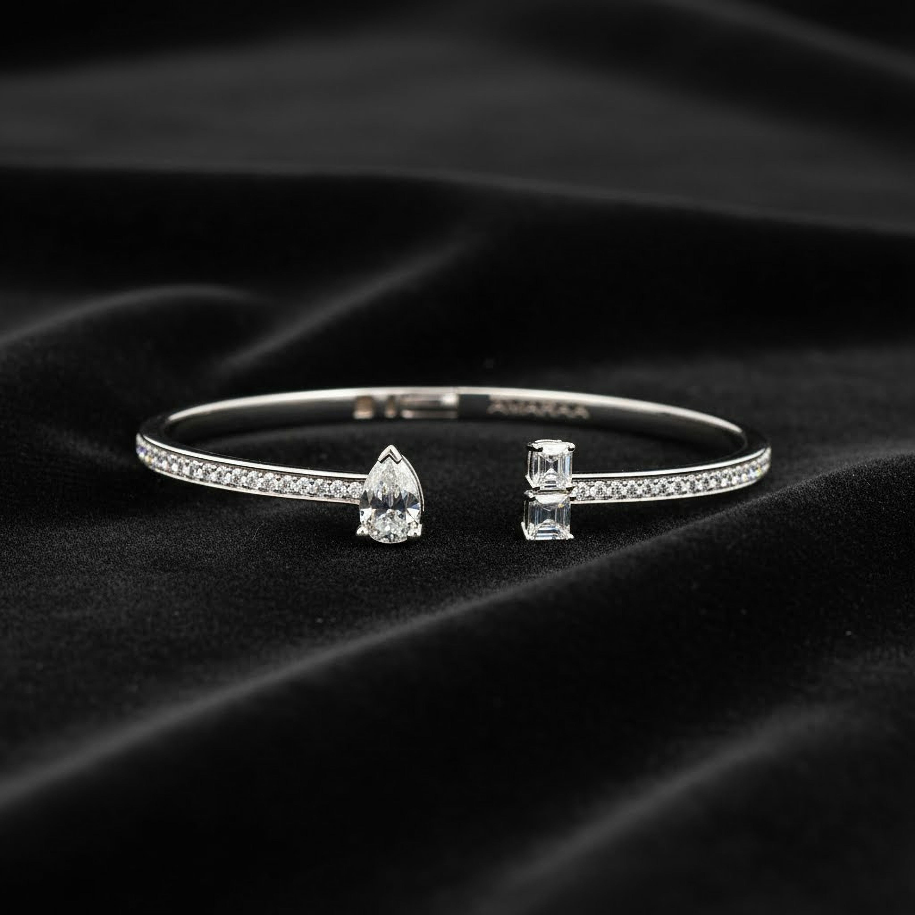Open Fancy Shaped Bangle