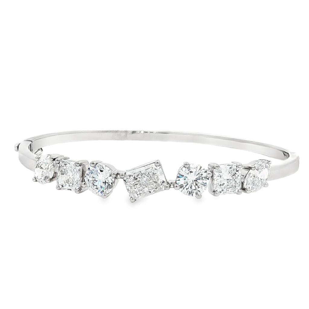 Half Fancy Shape Bangle