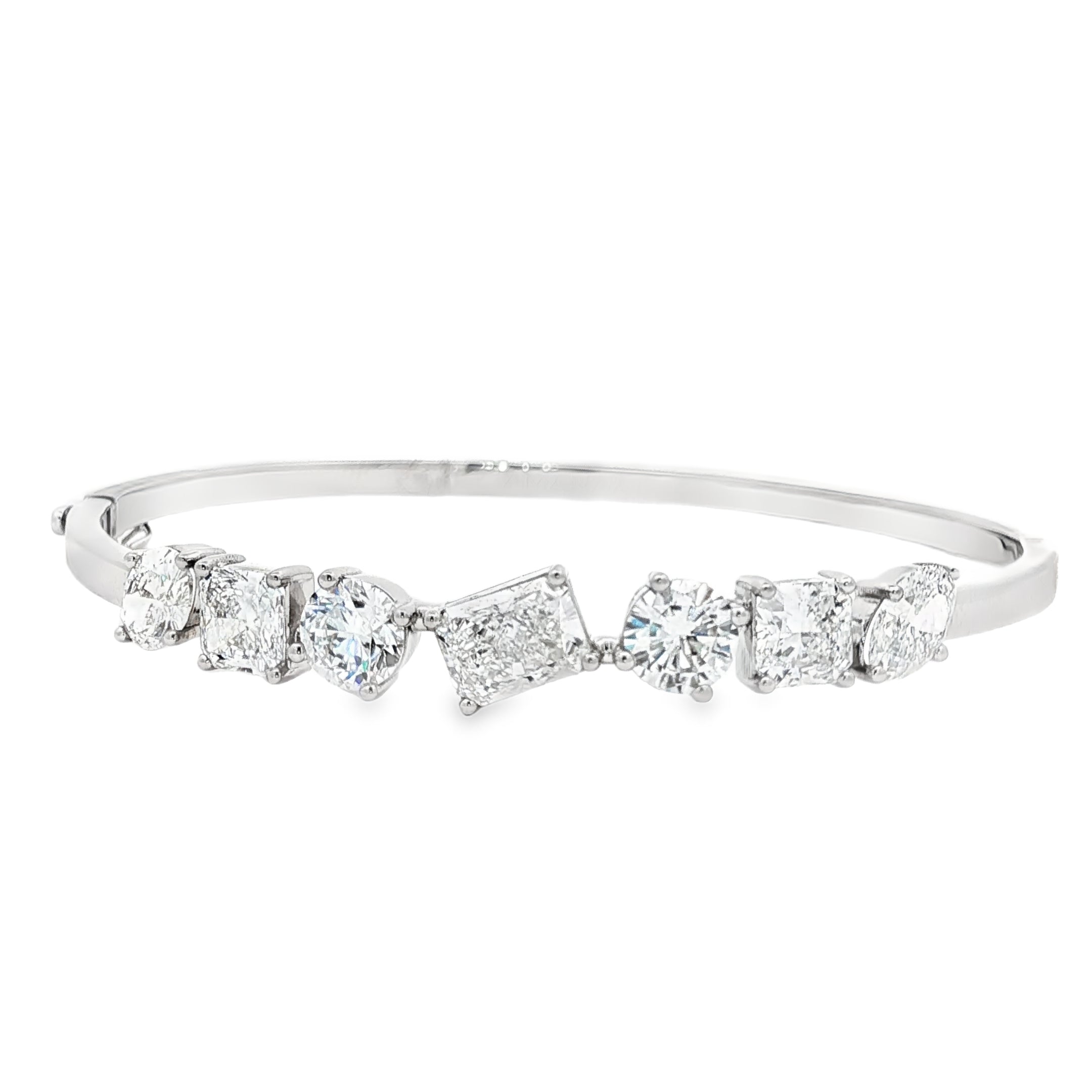 Half Fancy Shape Bangle