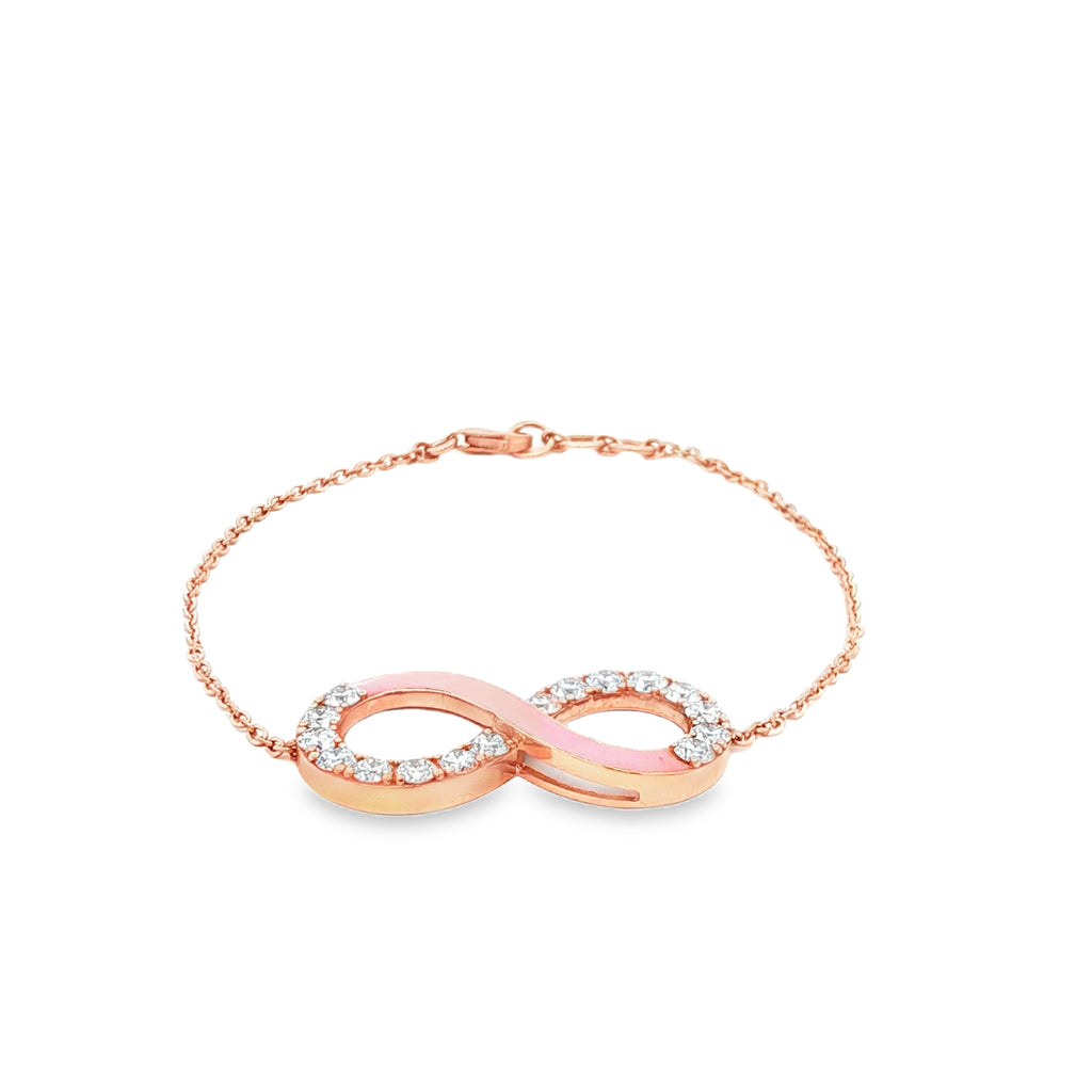 Eternity Bracelet (Pink Enamel)