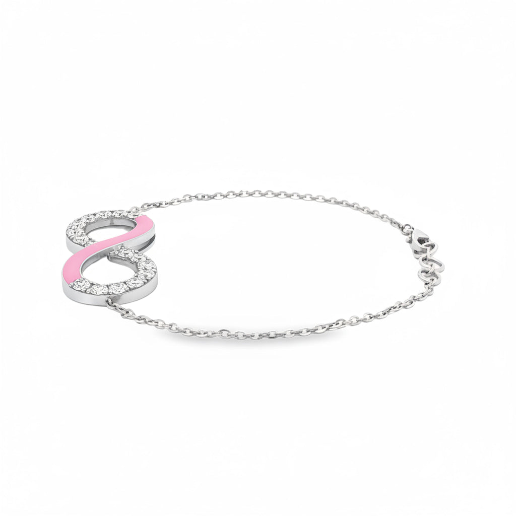 Eternity Bracelet (Pink Enamel)