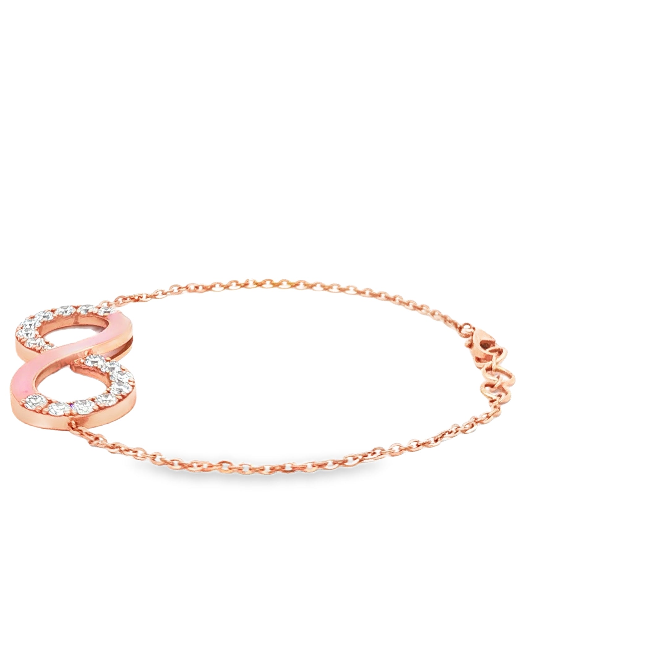 Eternity Bracelet (Pink Enamel)