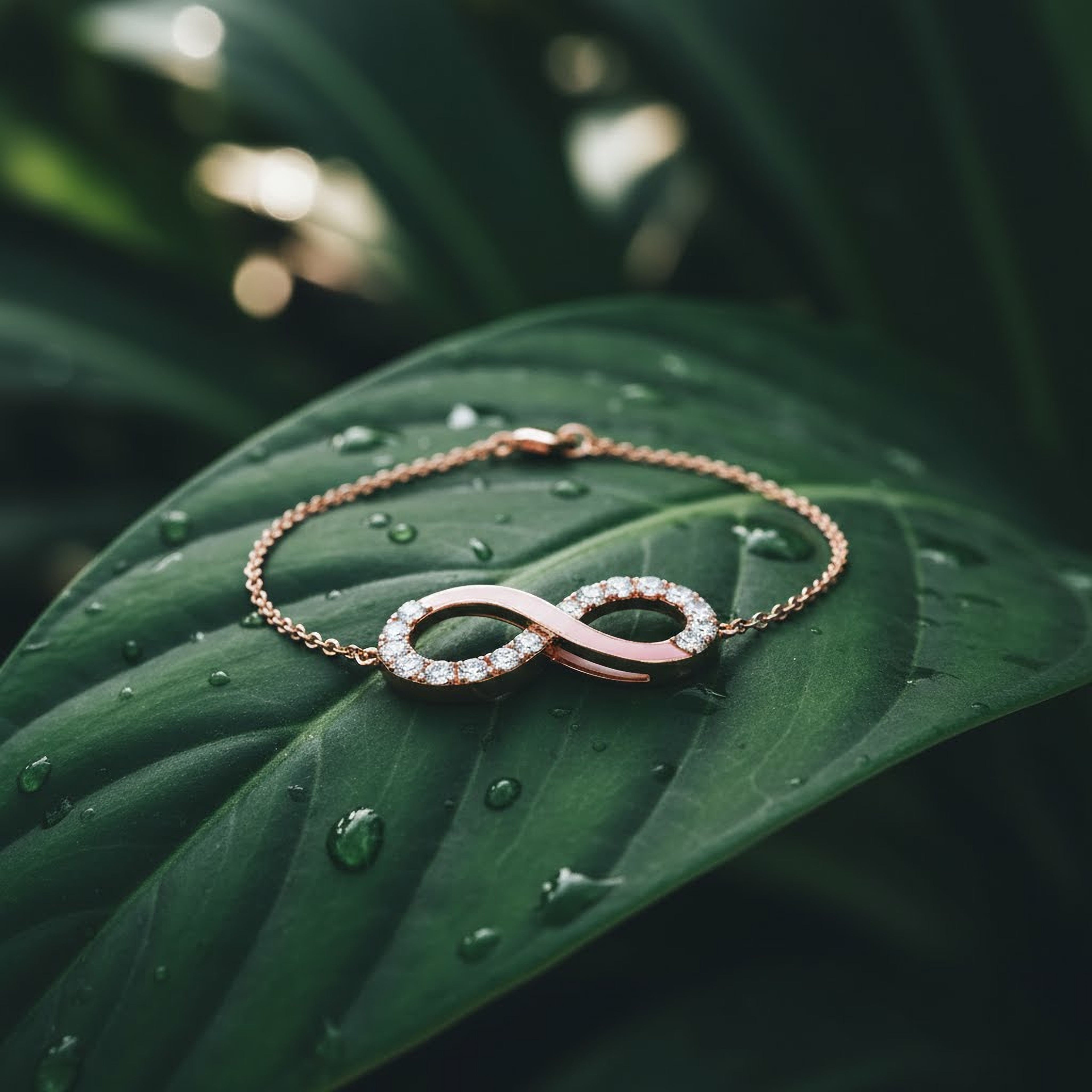 Eternity Bracelet (Pink Enamel)