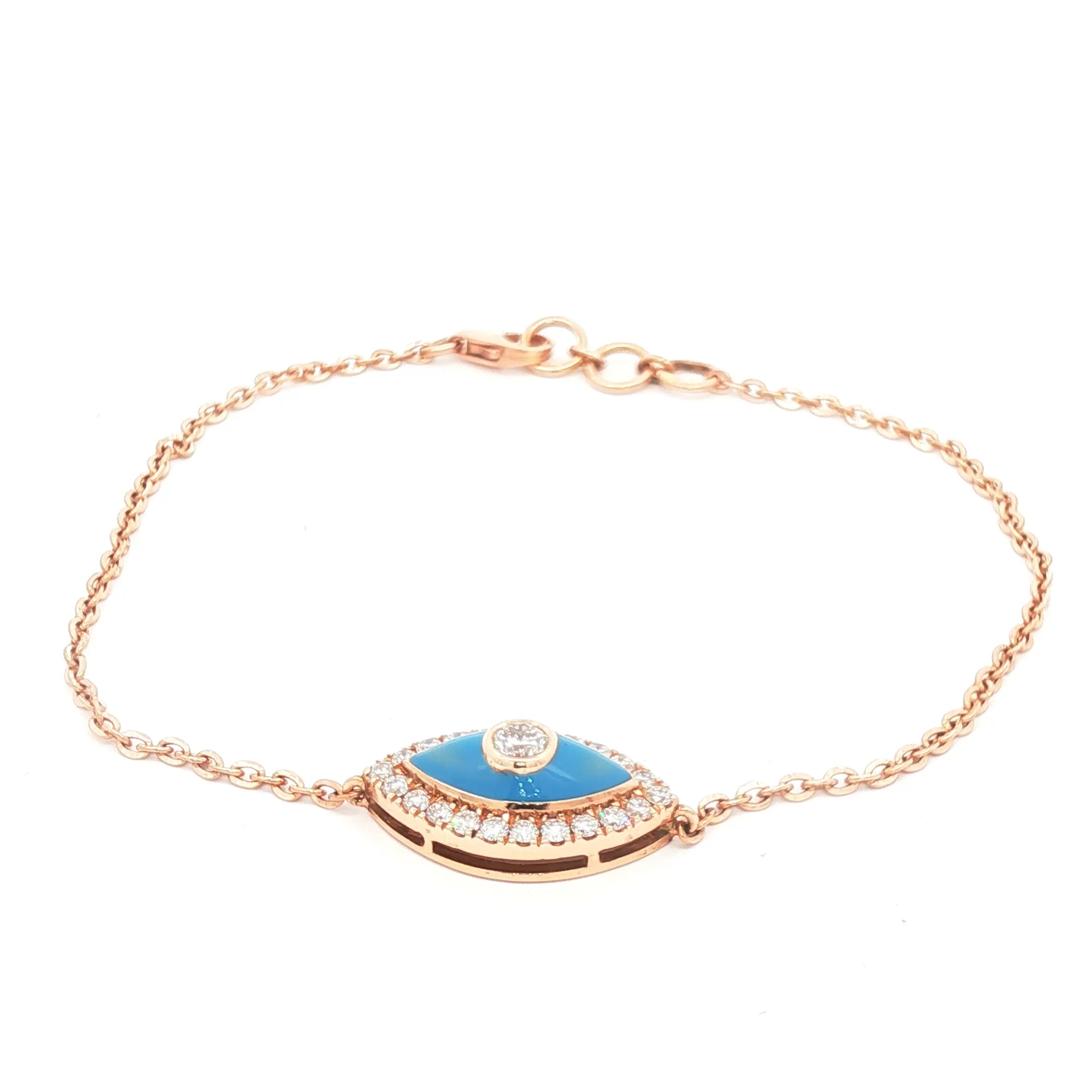 Evil Eye Enamel Bracelet