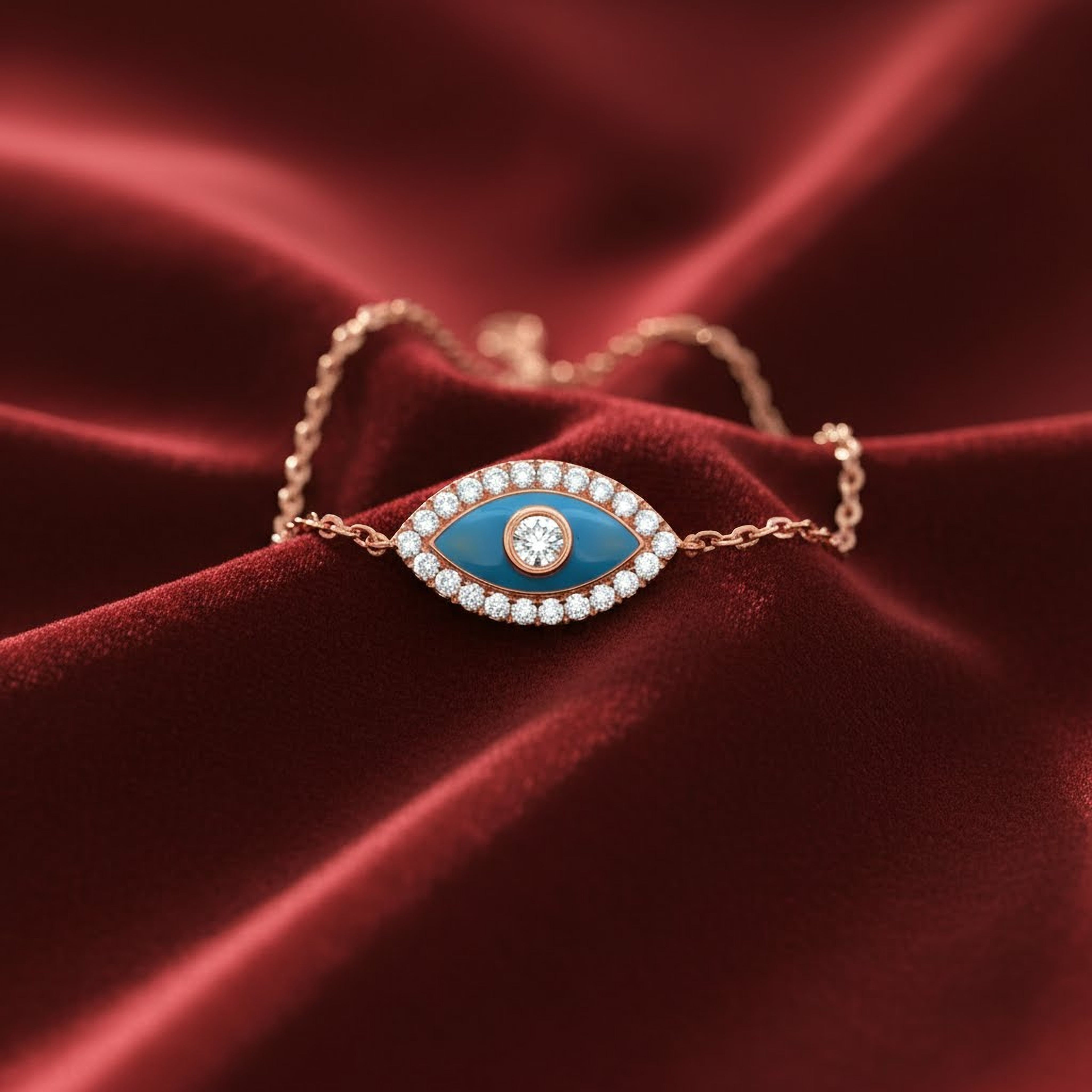 Evil Eye Enamel Bracelet