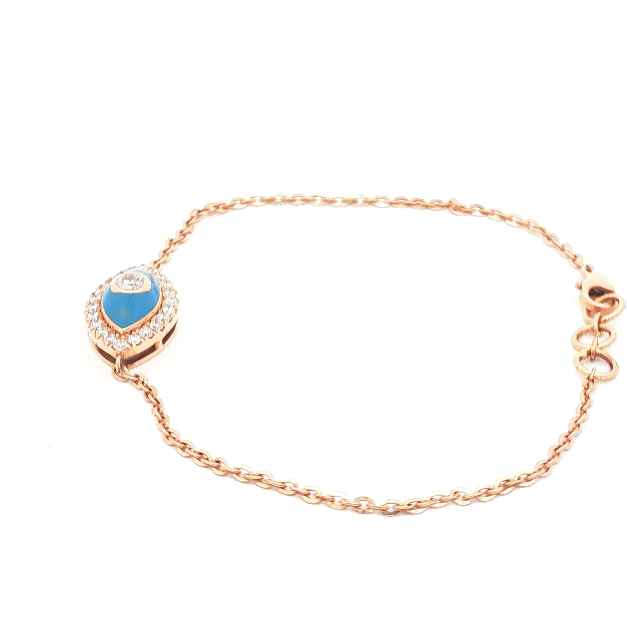 Evil Eye Enamel Bracelet