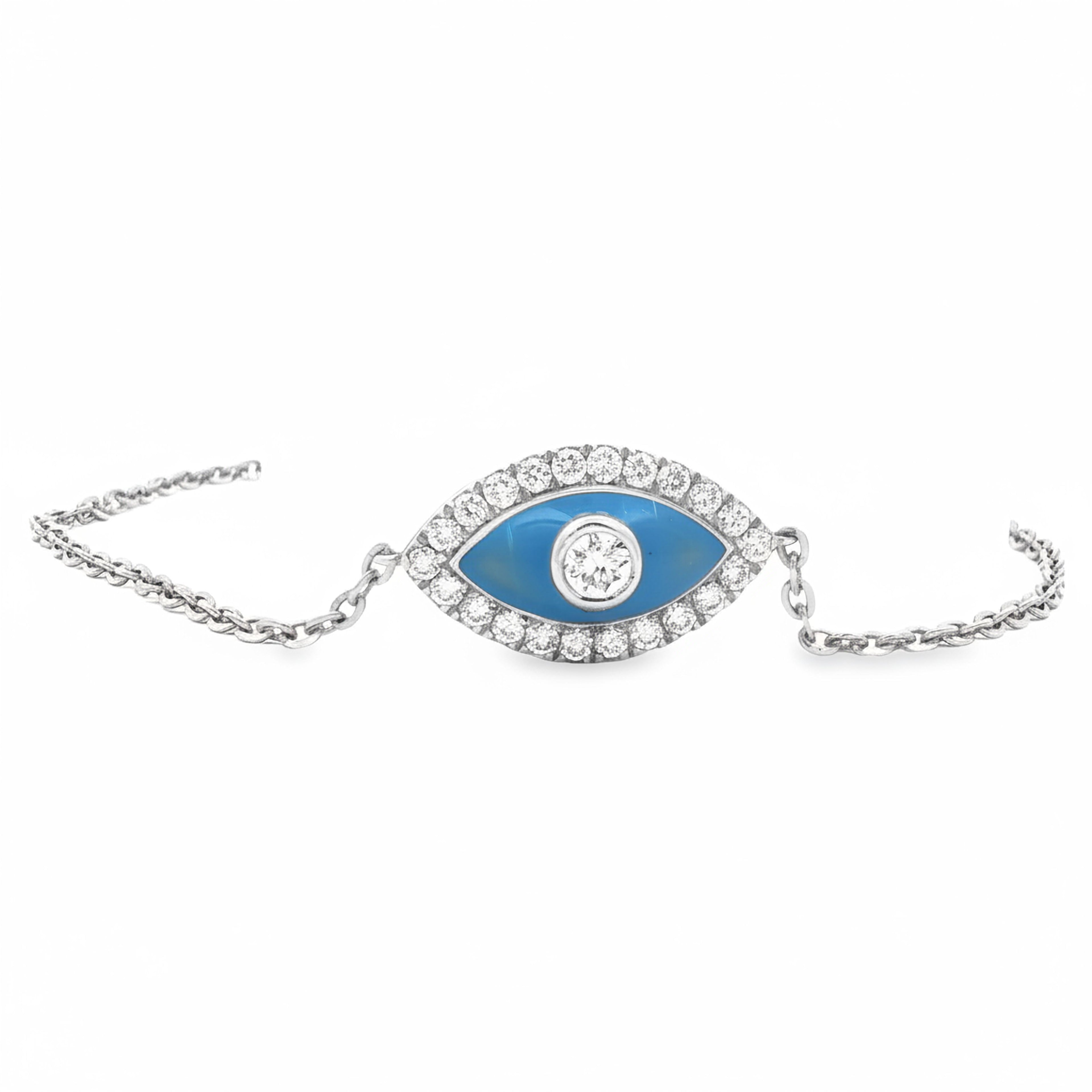 Evil Eye Enamel Bracelet