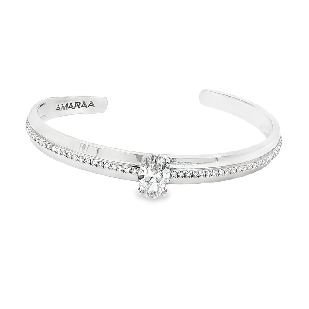2ct Oval with Band Bracelet