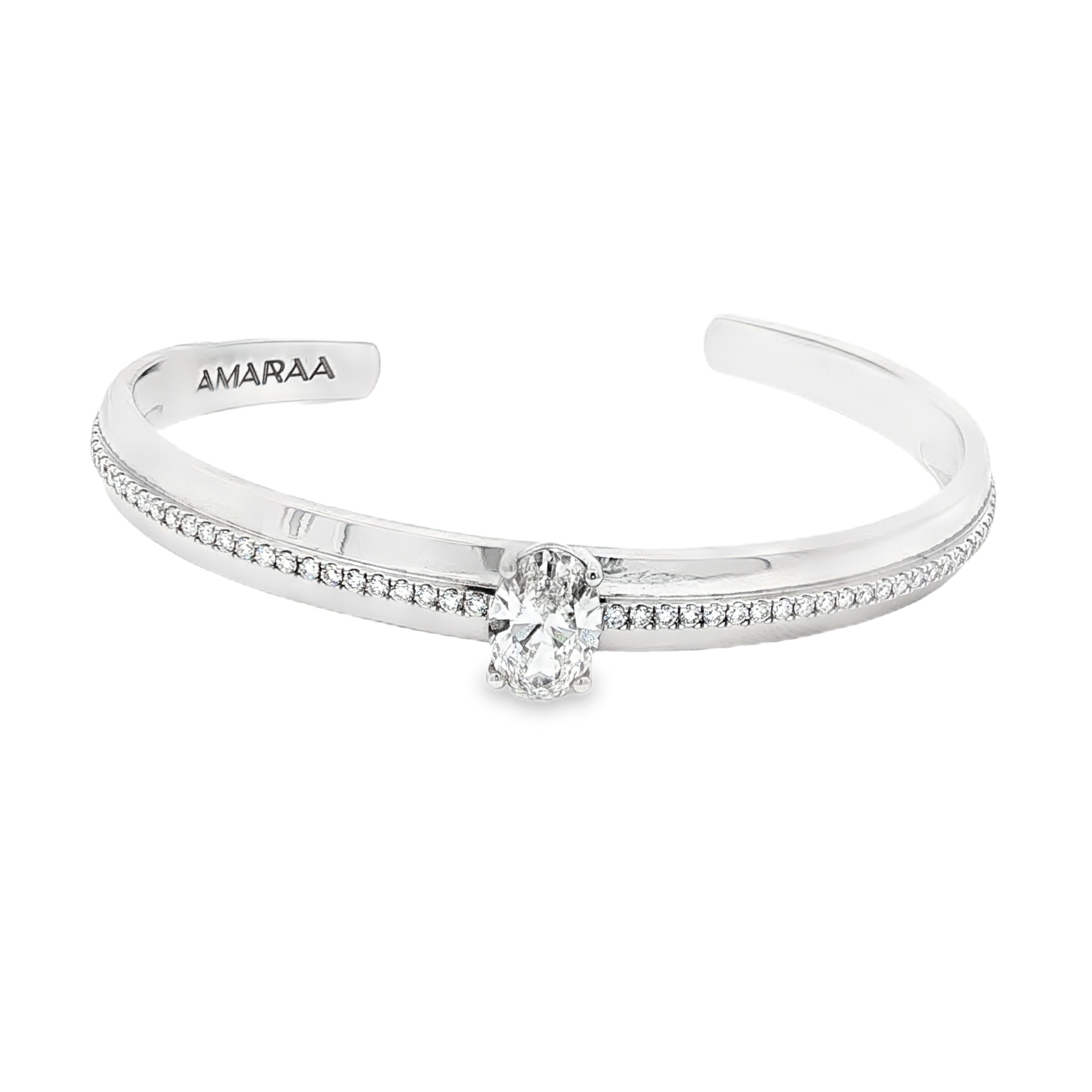 2ct Oval with Band Bracelet