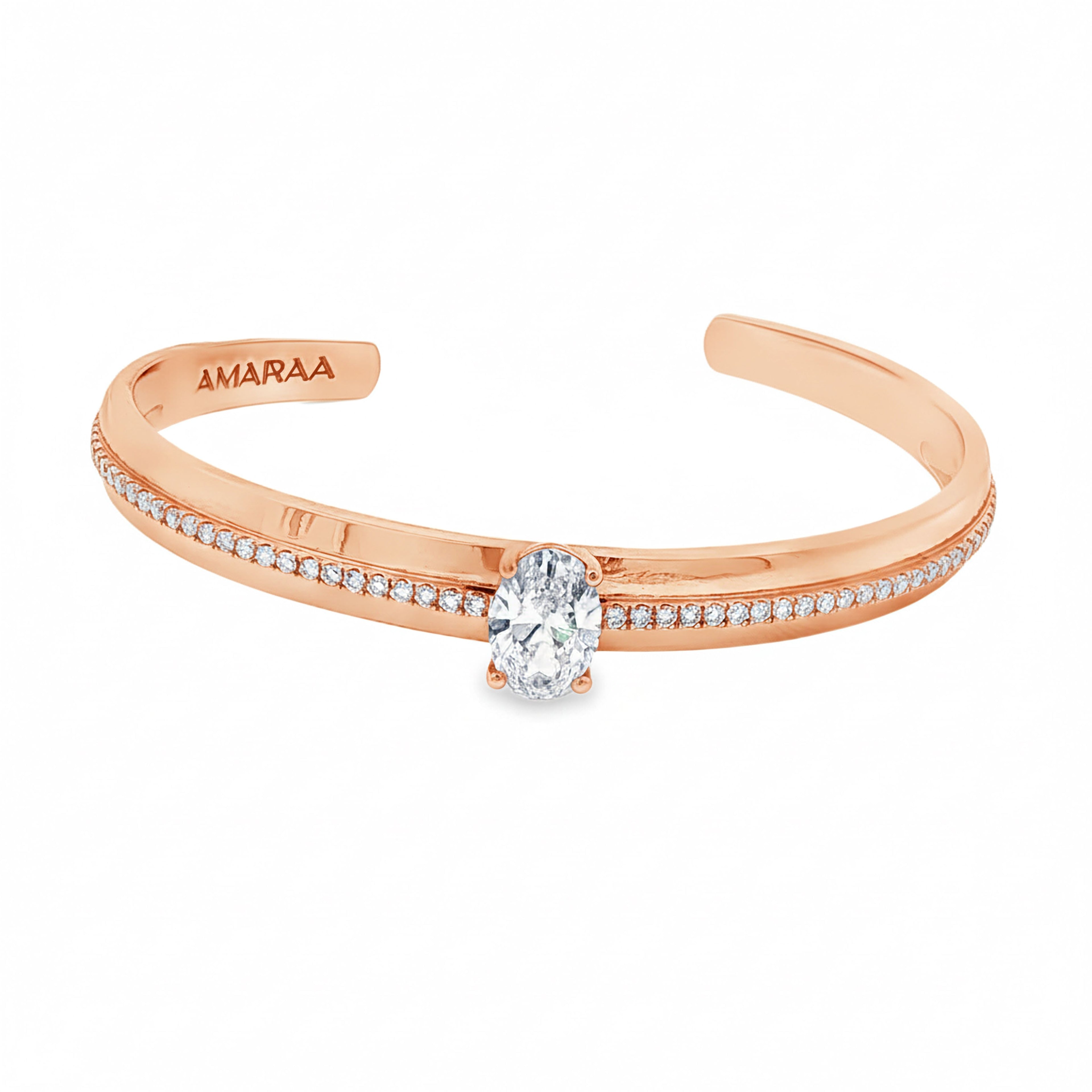 2ct Oval with Band Bracelet