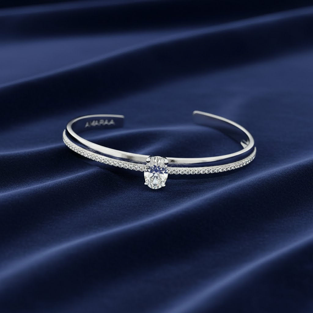 2ct Oval with Band Bracelet