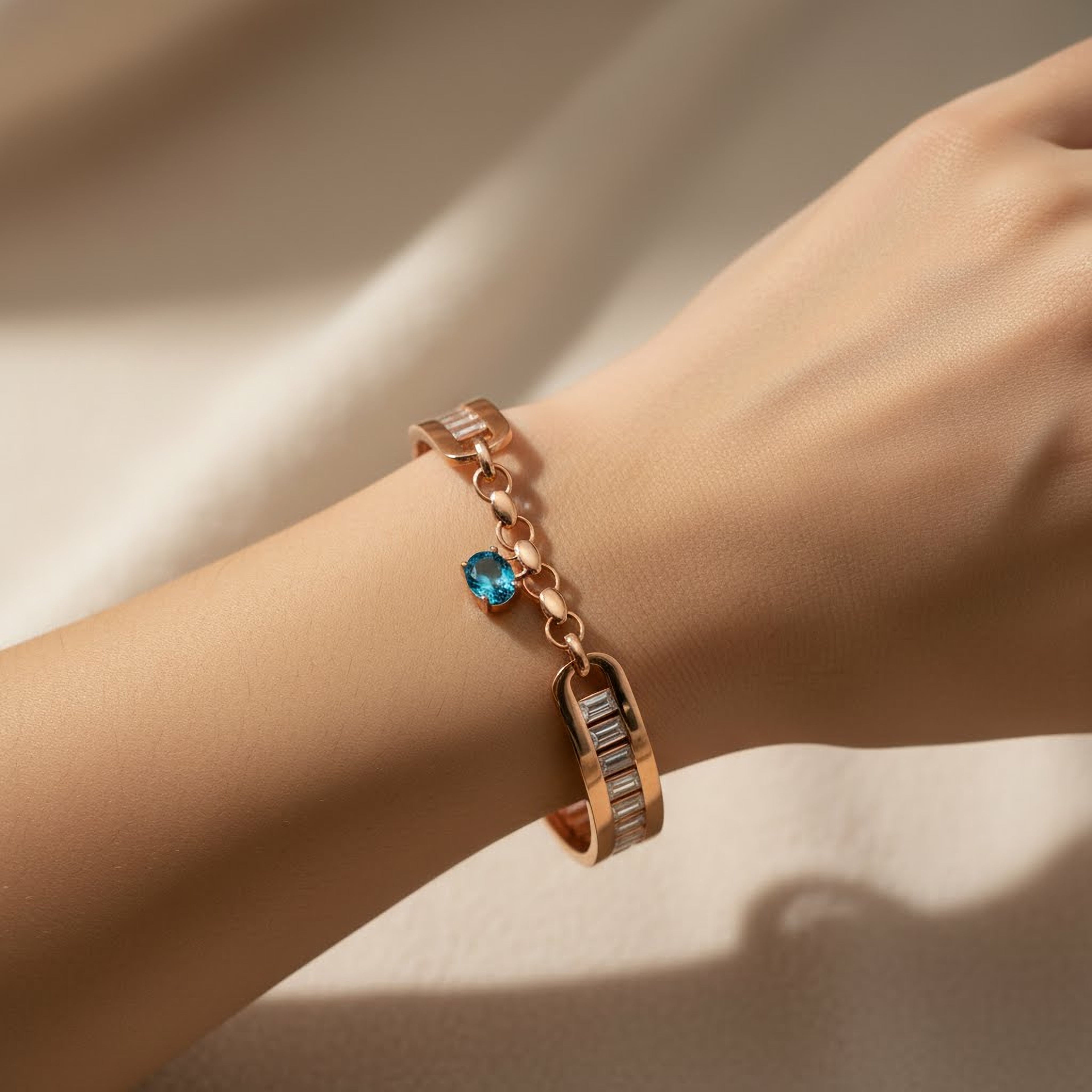 Baguette Curved Bracelet