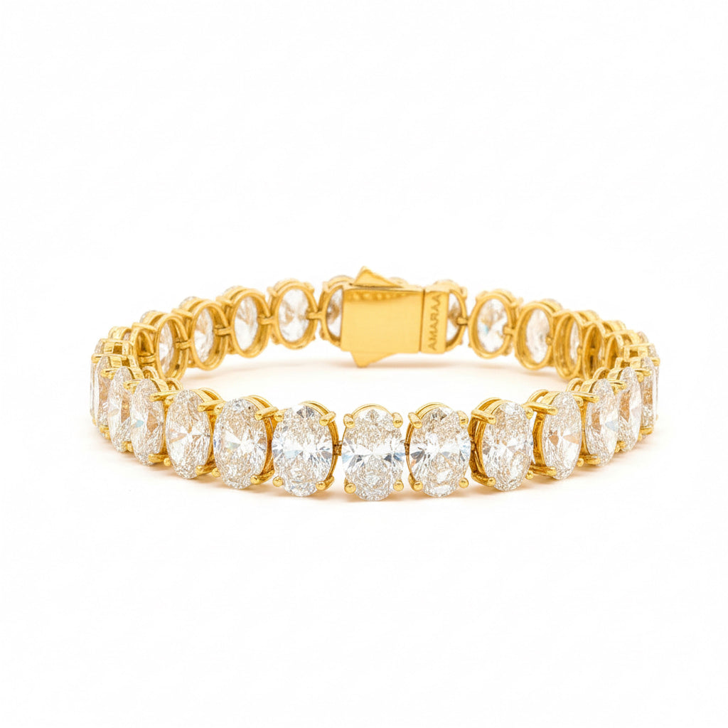 1ct Oval Tennis Bracelet