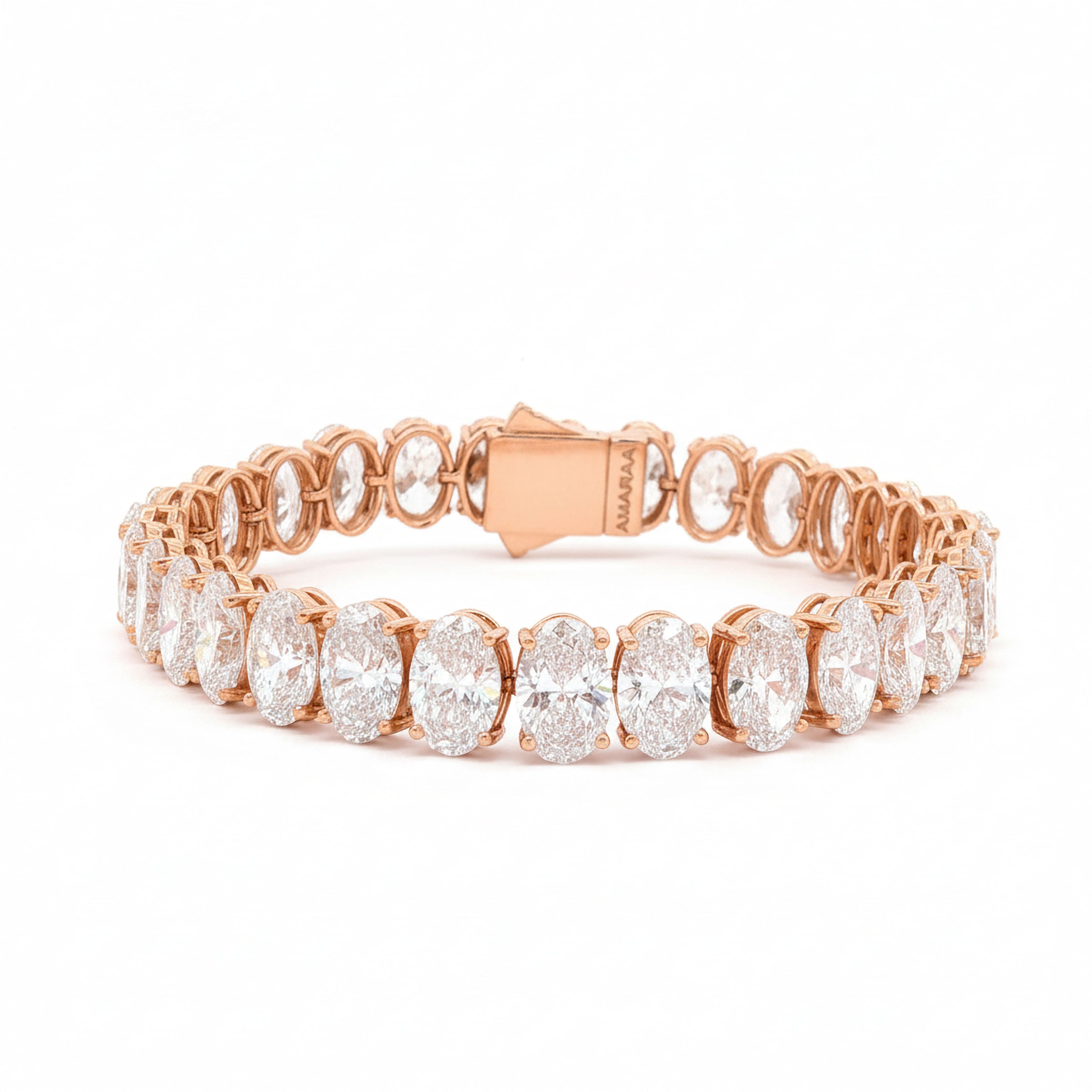 1ct Oval Tennis Bracelet