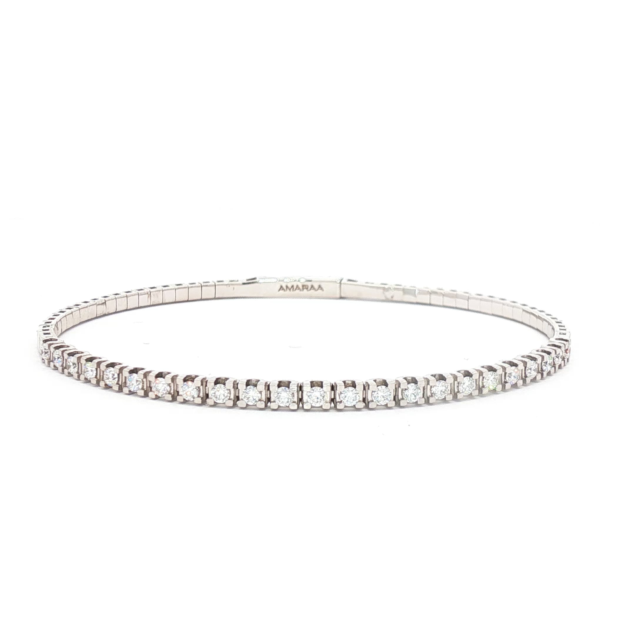 Simple Diamond Bangle