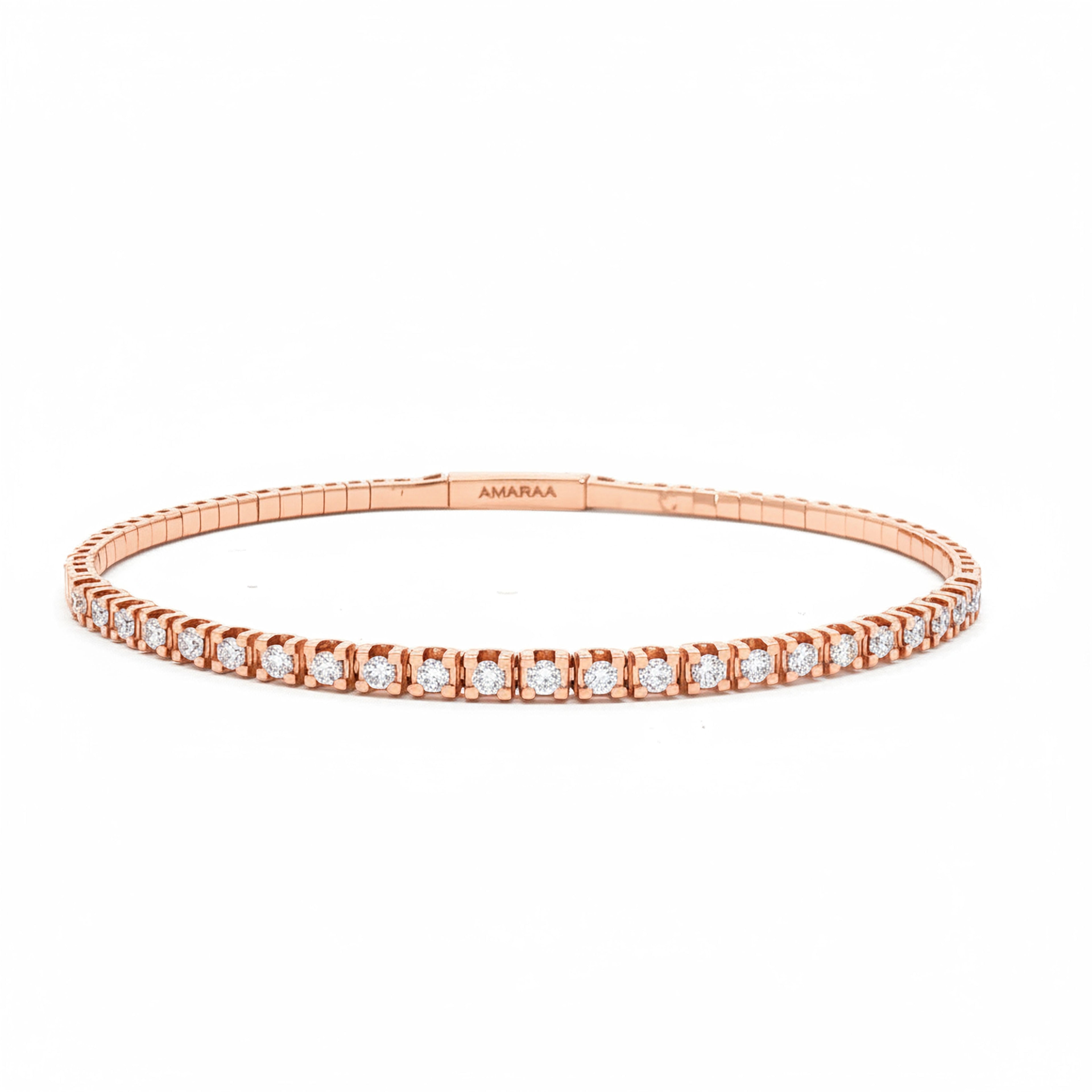 Simple Diamond Bangle