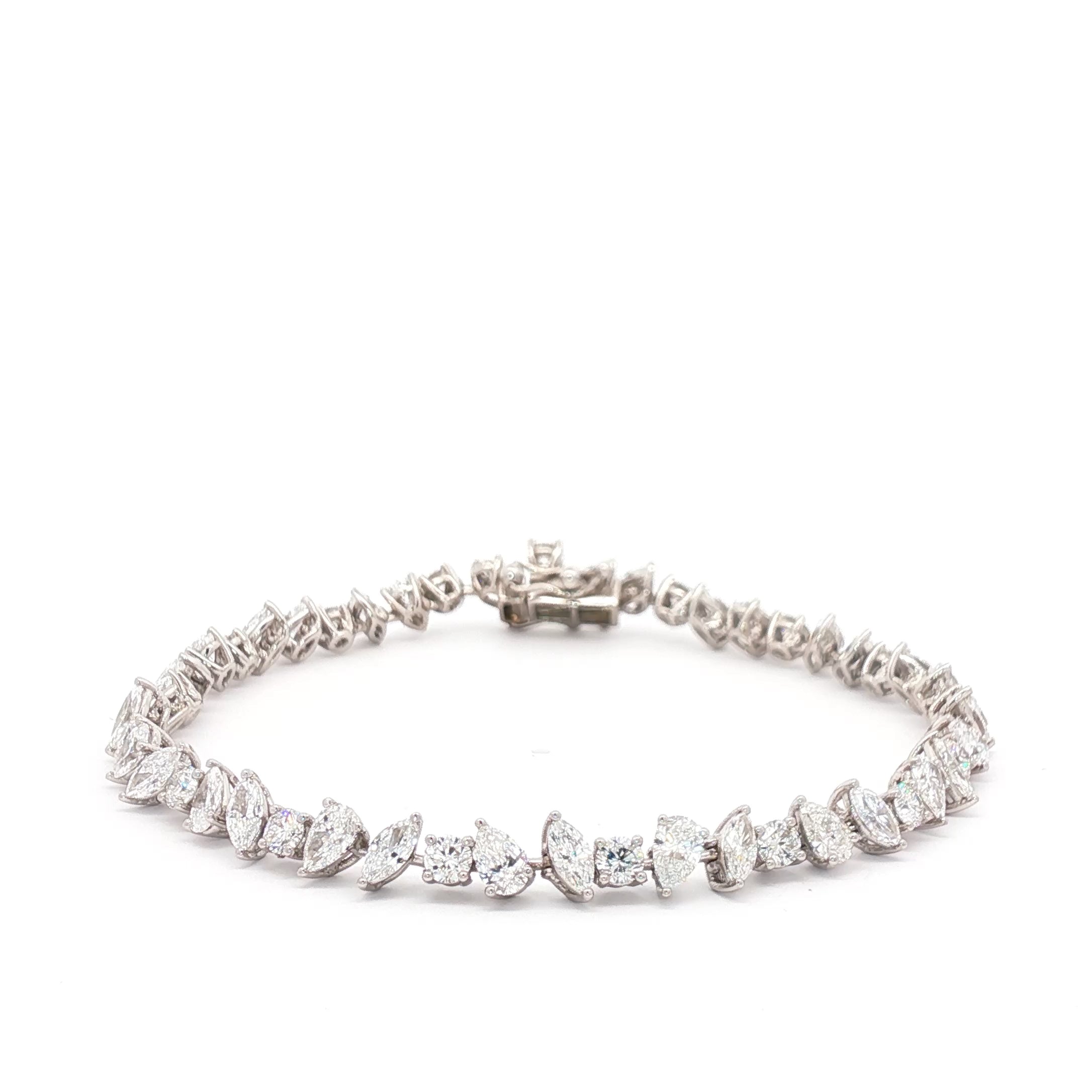 15pts Multishape Tennis Bracelet