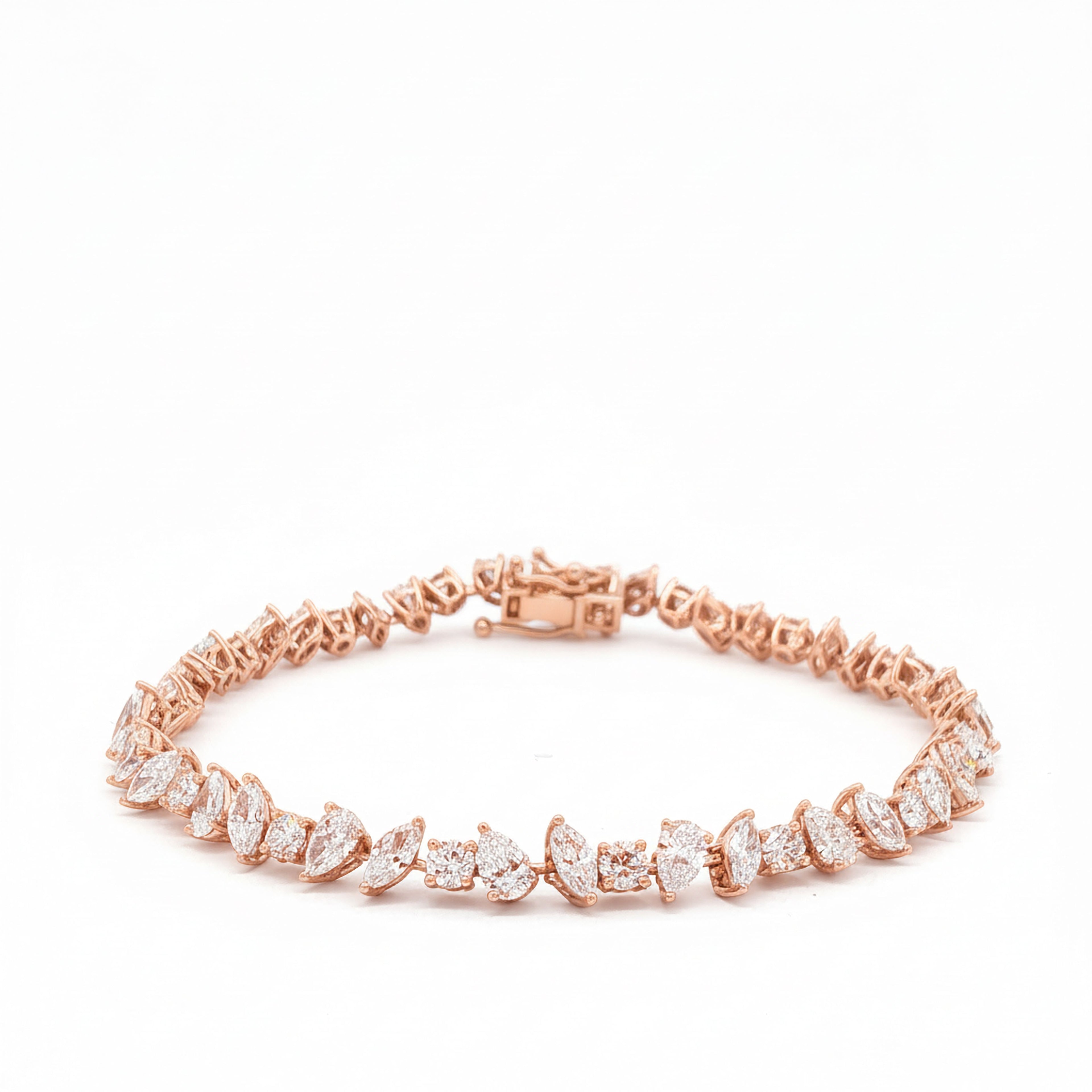 15pts Multishape Tennis Bracelet