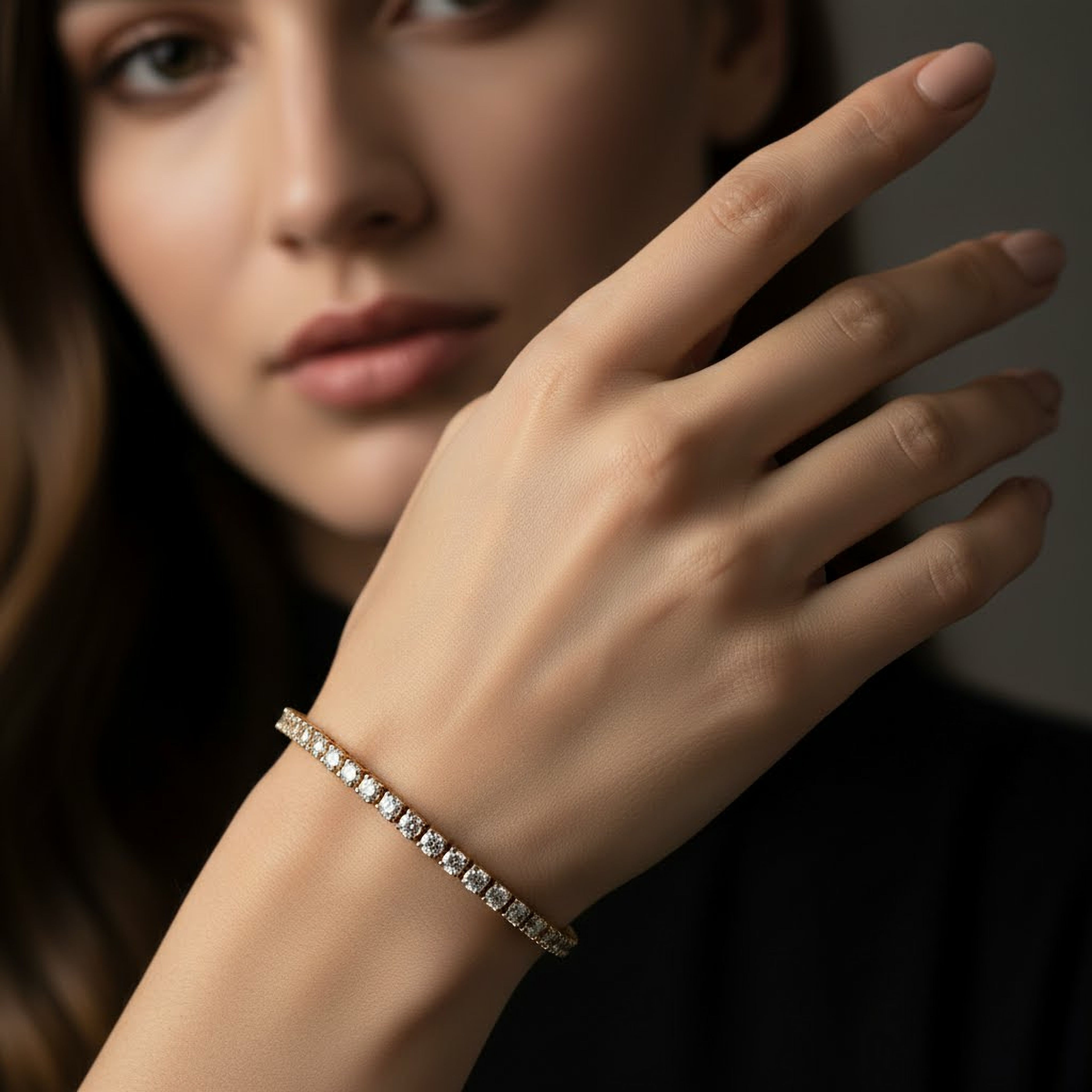 5pt Round Tennis Bracelet