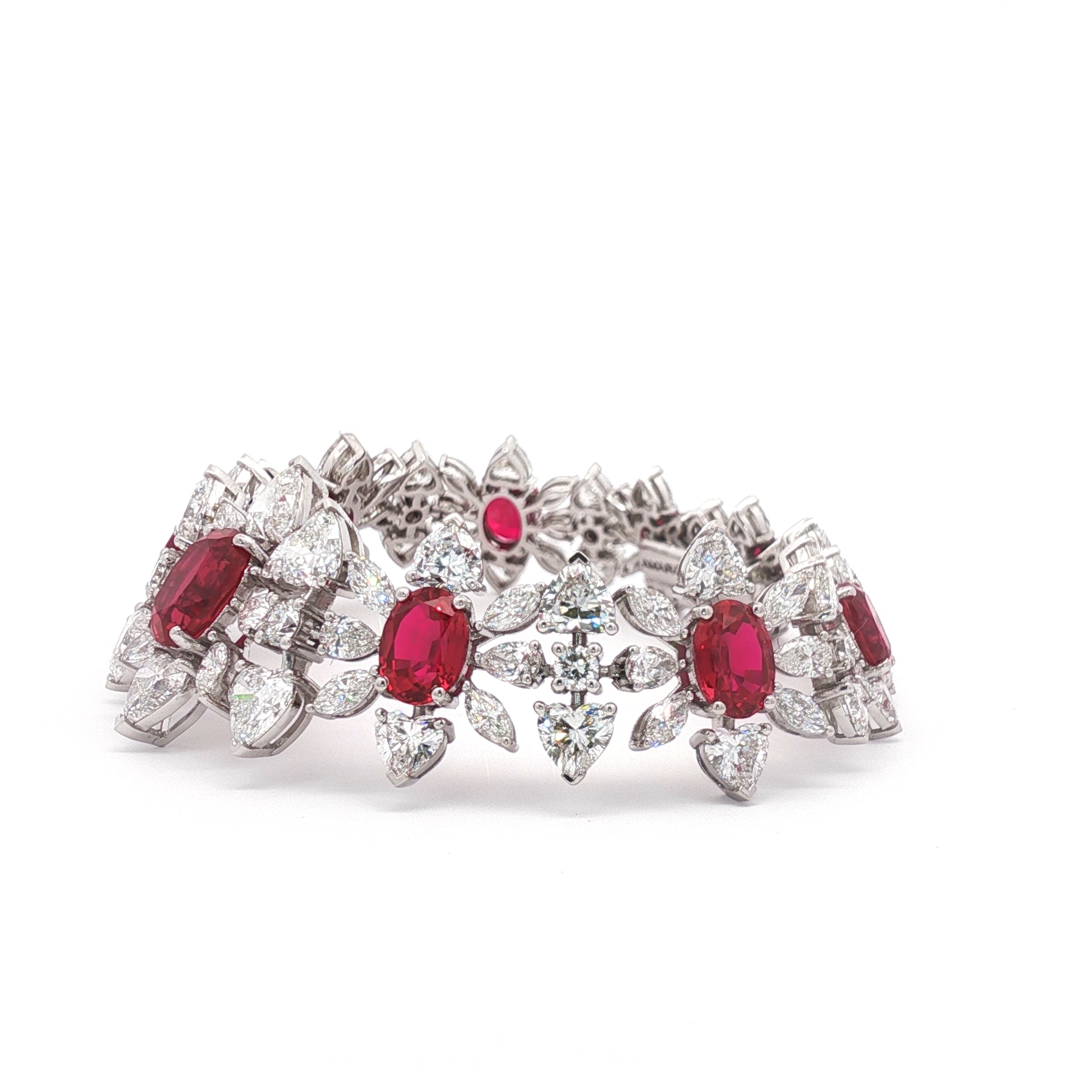 Oval Ruby Bracelet