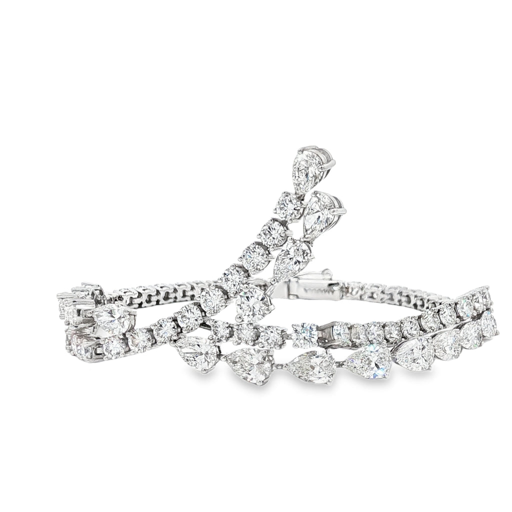 One Side Hanging Pear Bracelet
