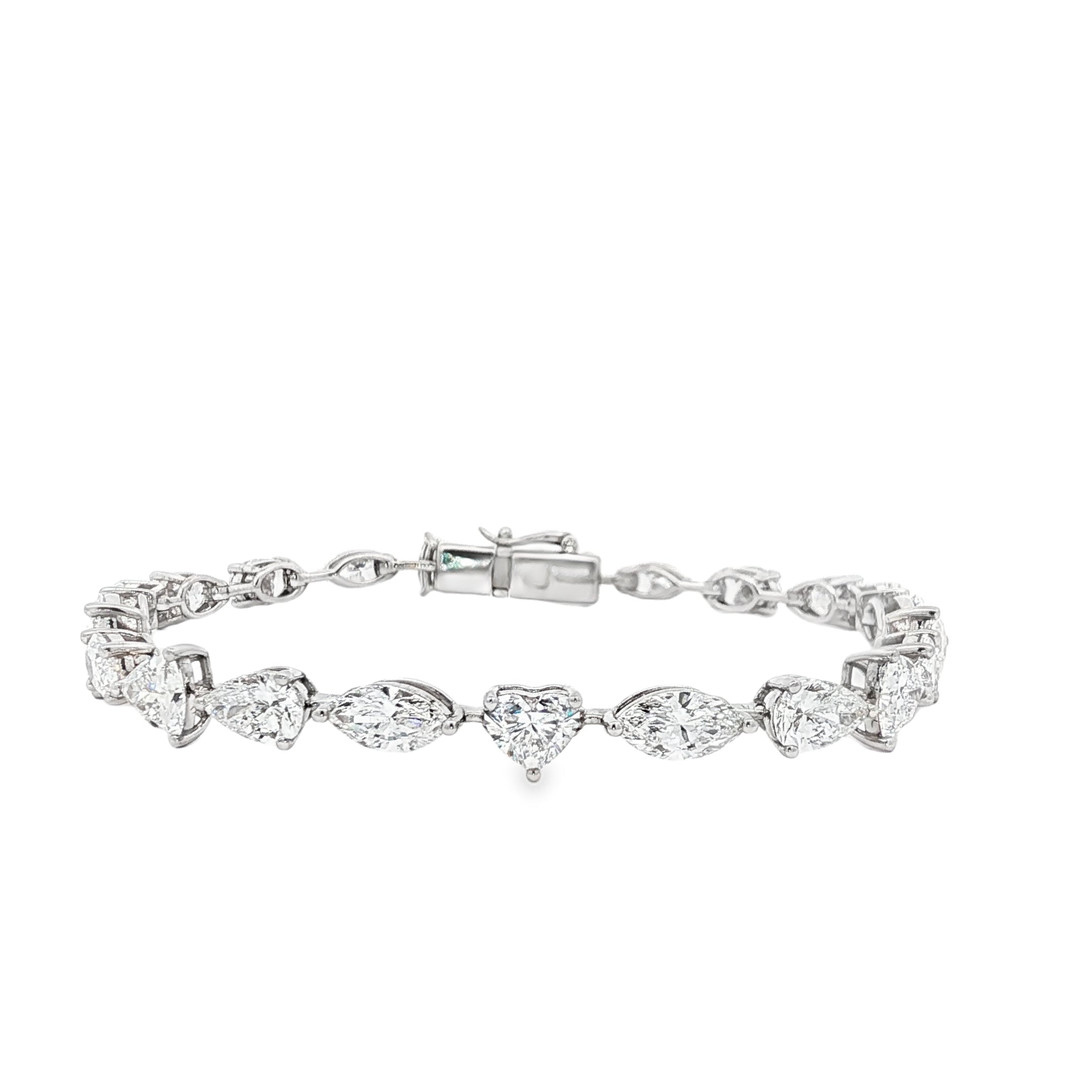 65pts Big Mixed Shape Tennis Bracelet