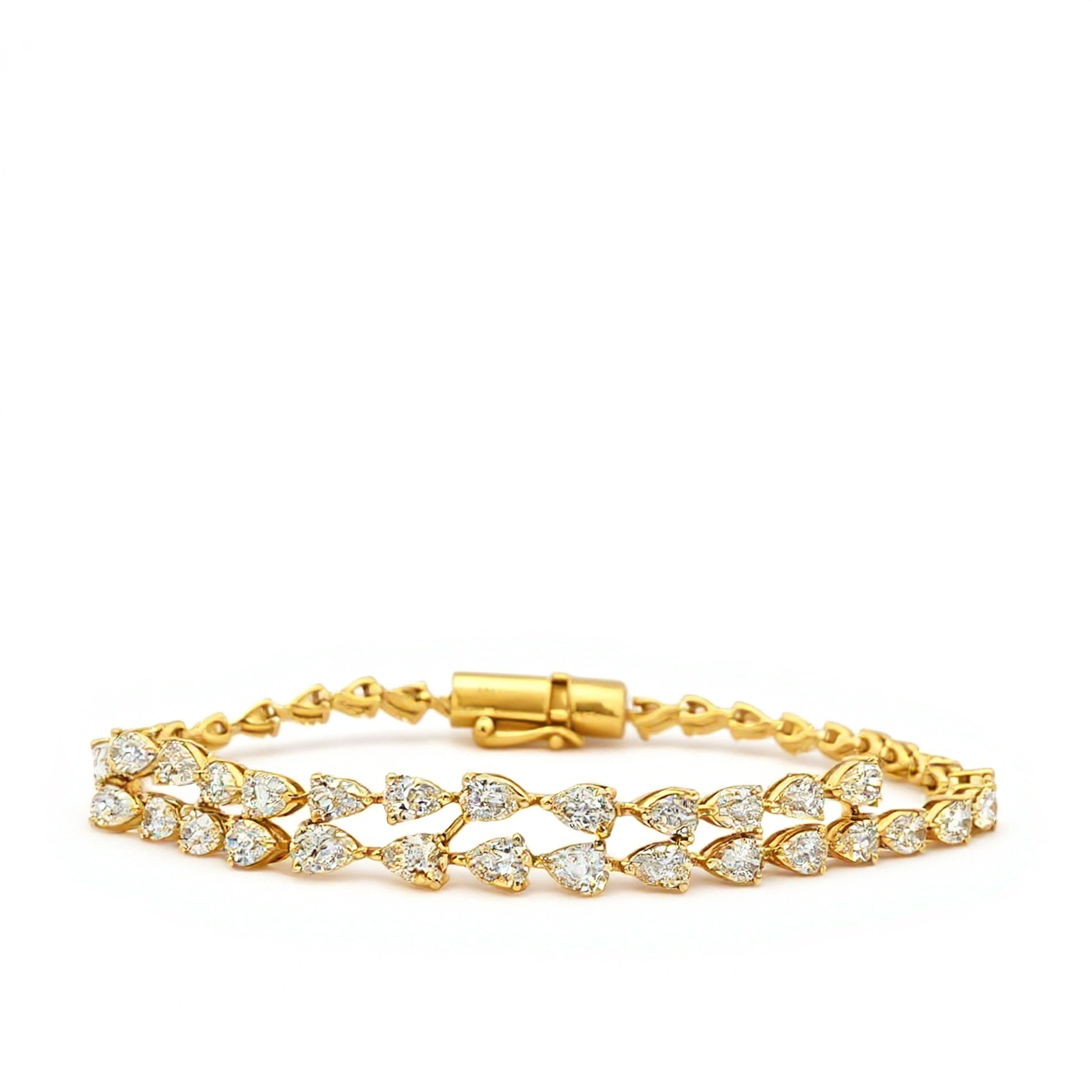Pear x Round Harmony Bracelet