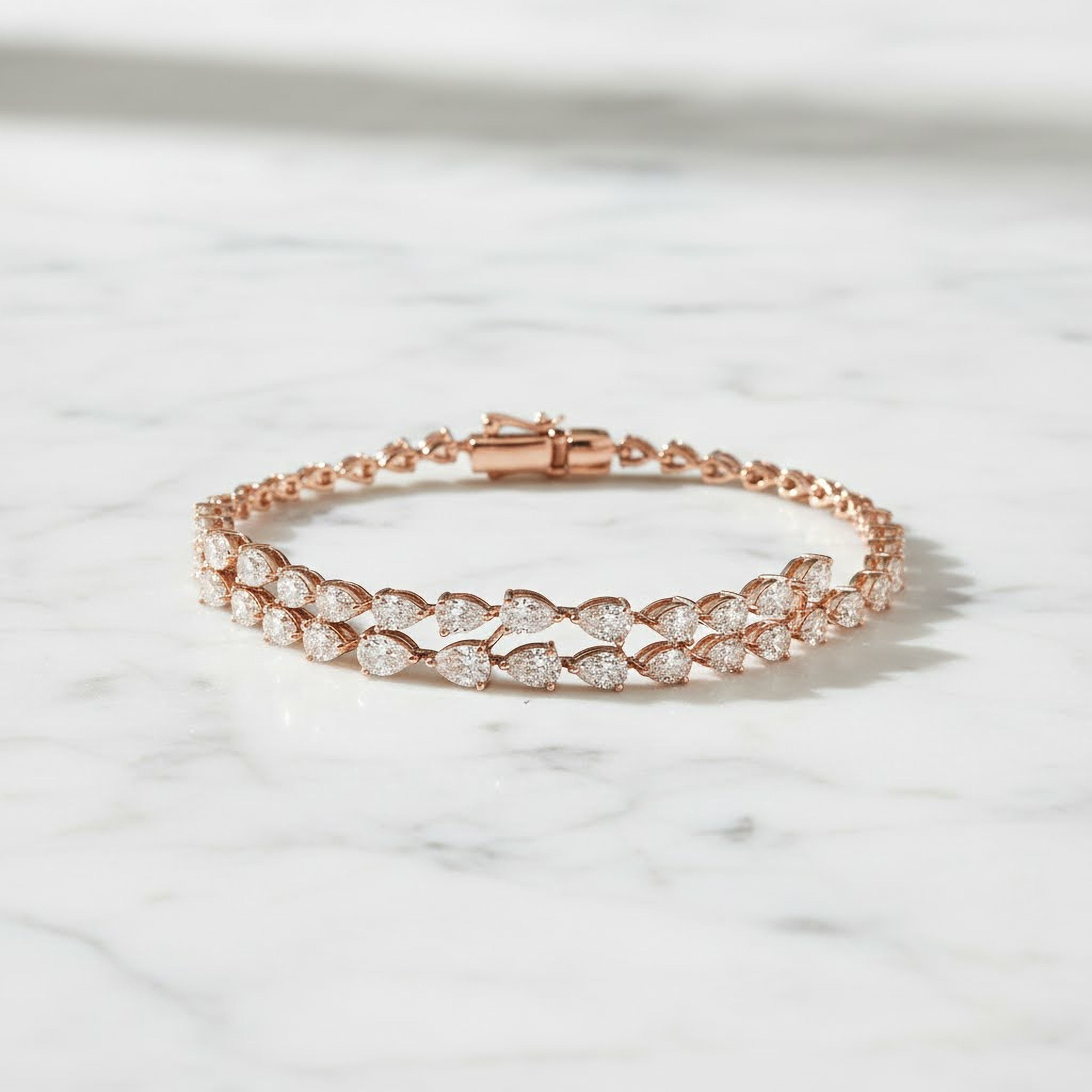 Pear x Round Harmony Bracelet
