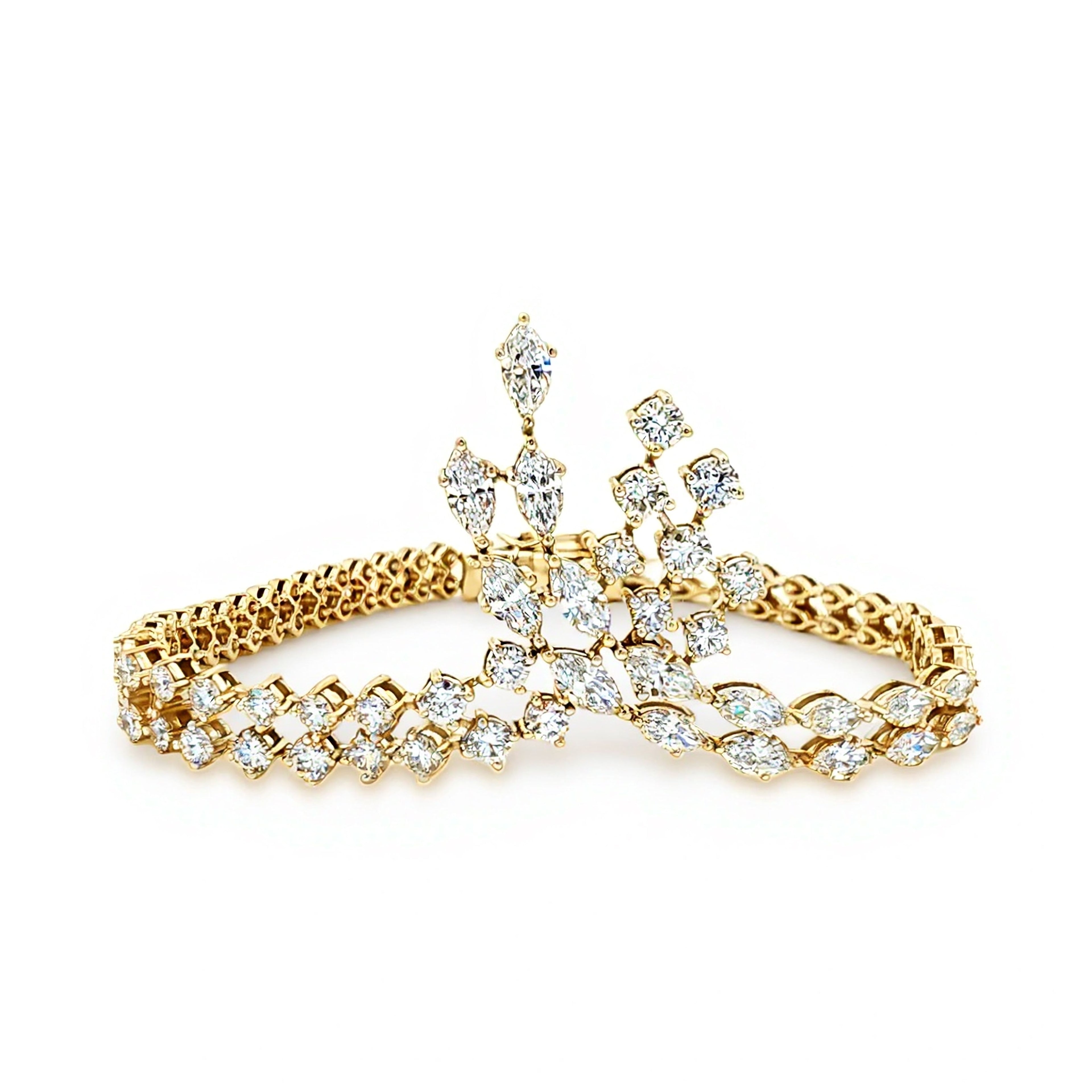 Cross Pear Bracelet