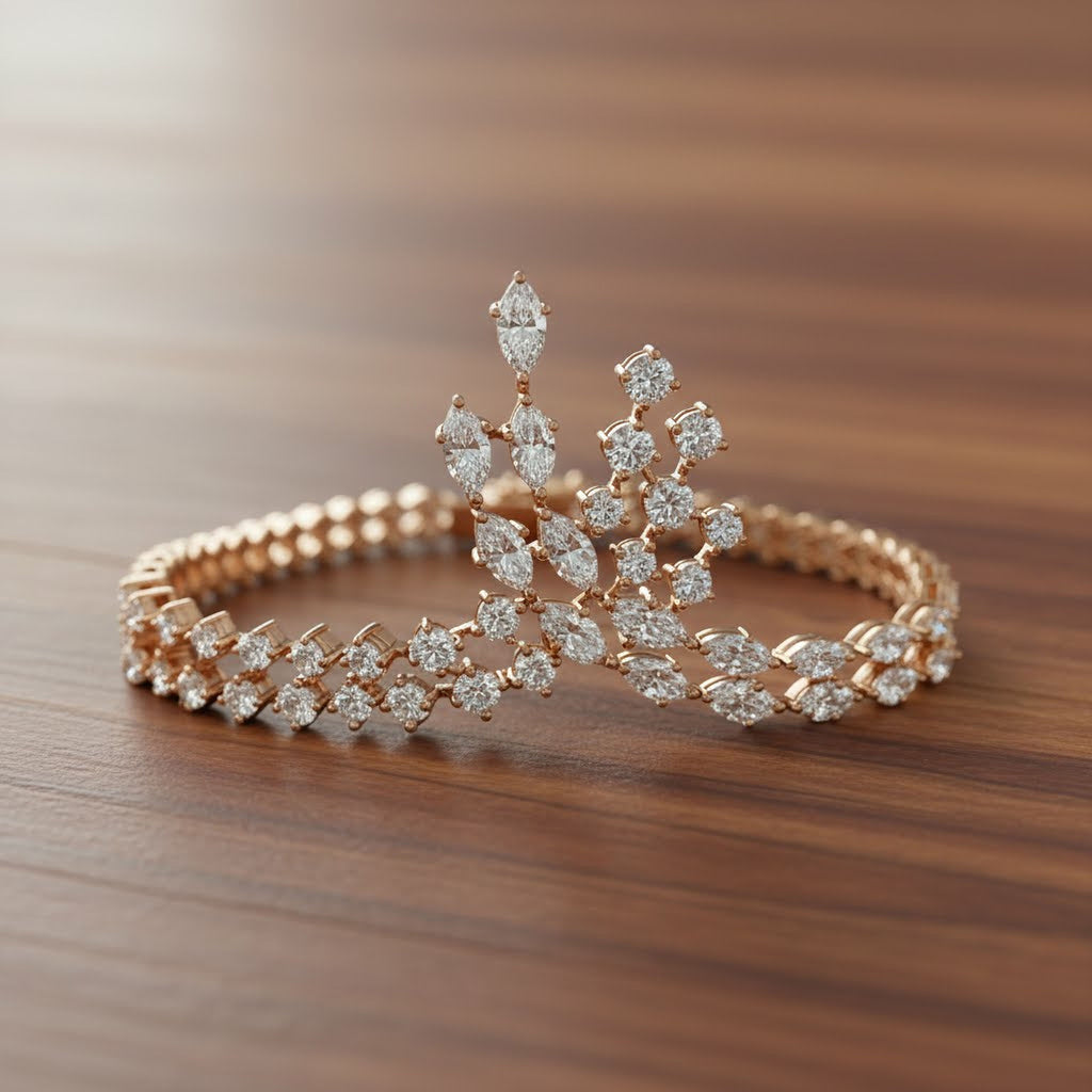 Cross Pear Bracelet