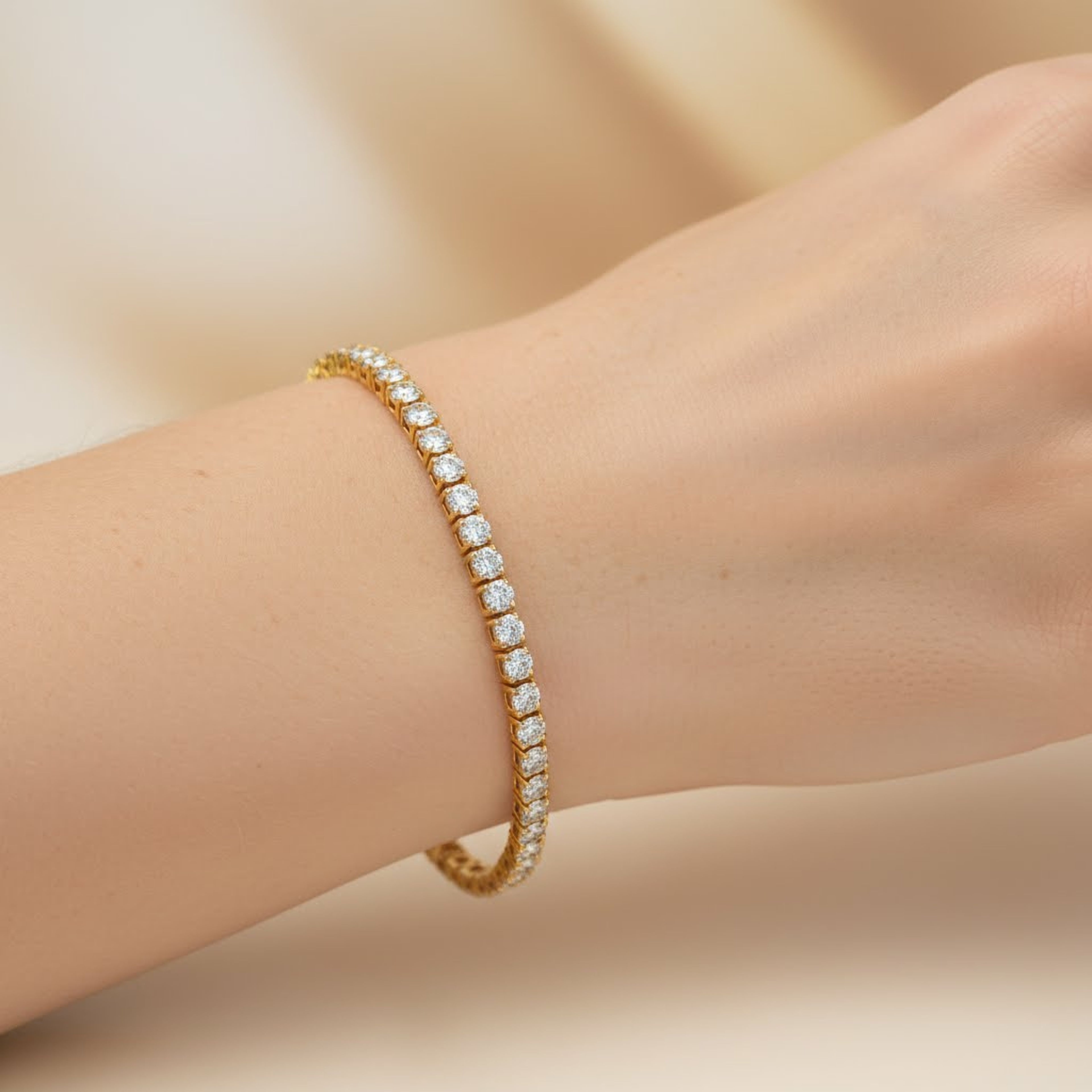 25pt Round Tennis Bracelet