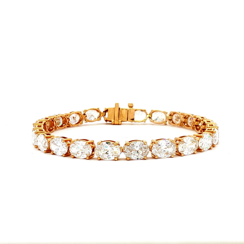 50pt Oval Tennis Bracelet