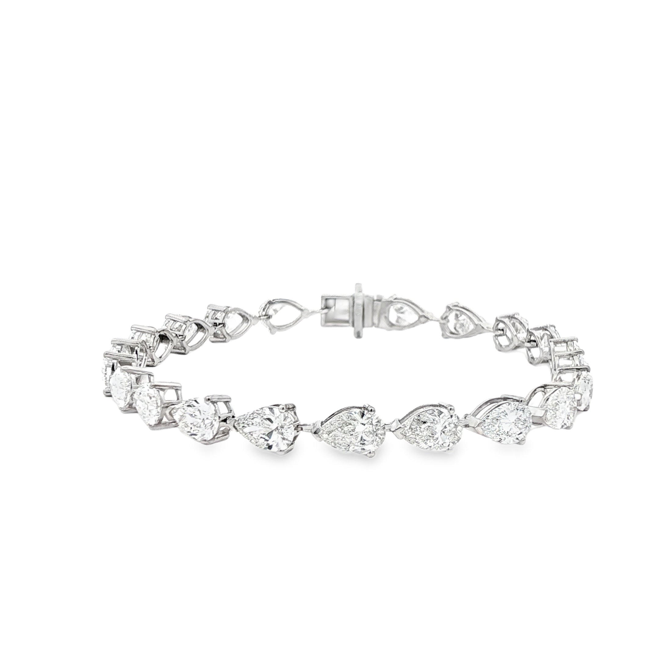 50pts Pear Tennis Bracelet