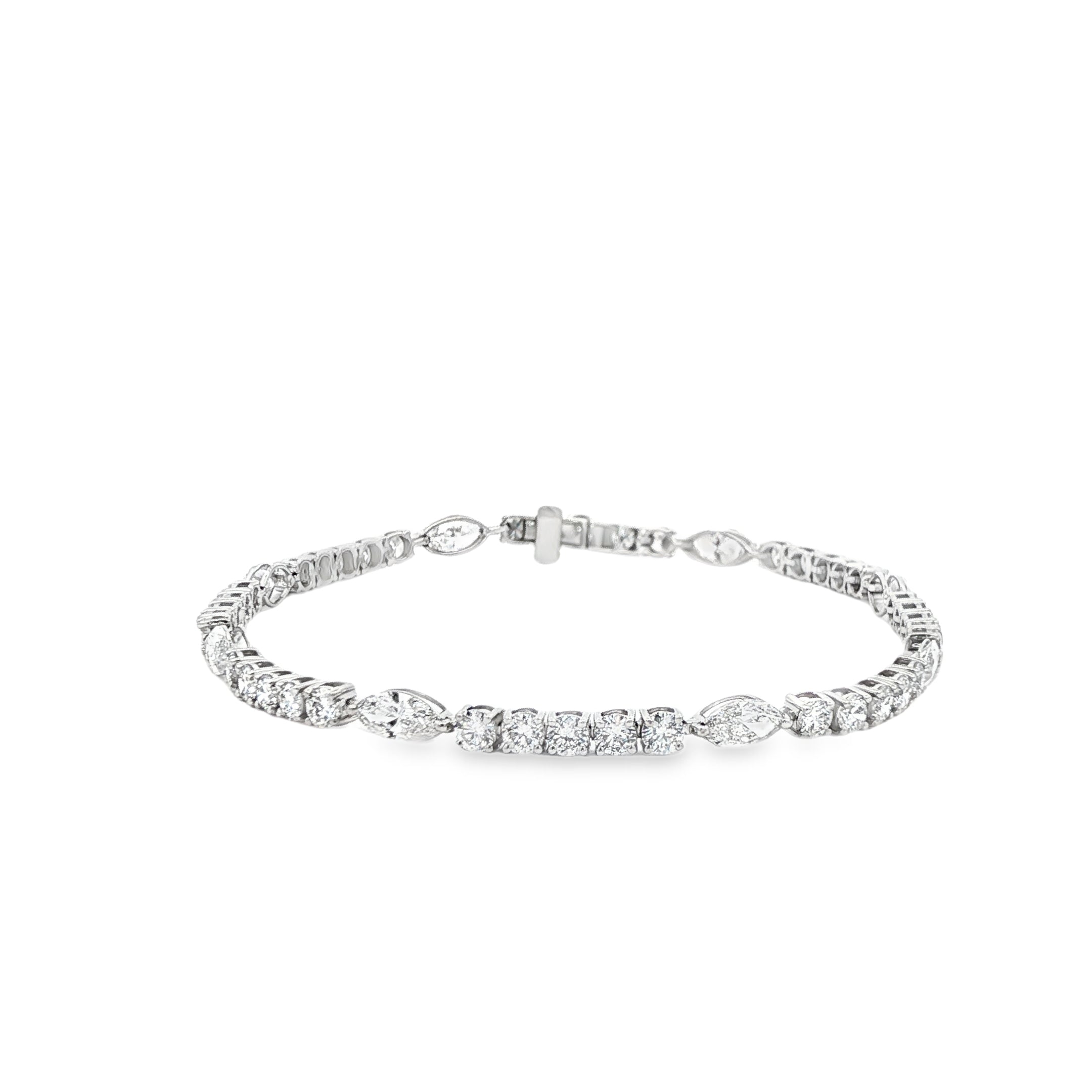Marquise x Round Tennis Bracelet