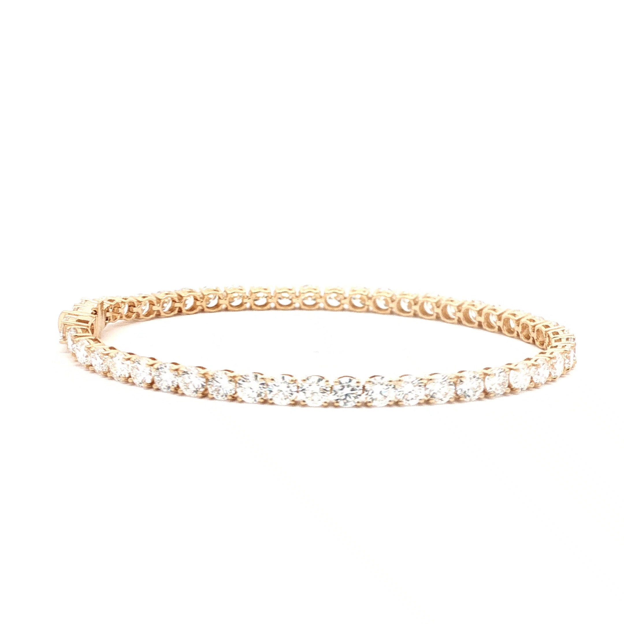 20pts Round Brilliant Cut Lab Diamond Tennis Bracelet