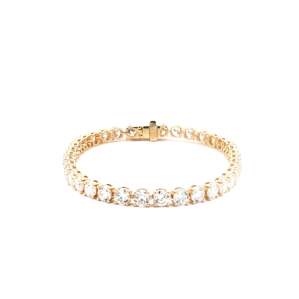 30pts Round Brilliant Cut Lab Diamond Tennis Bracelet