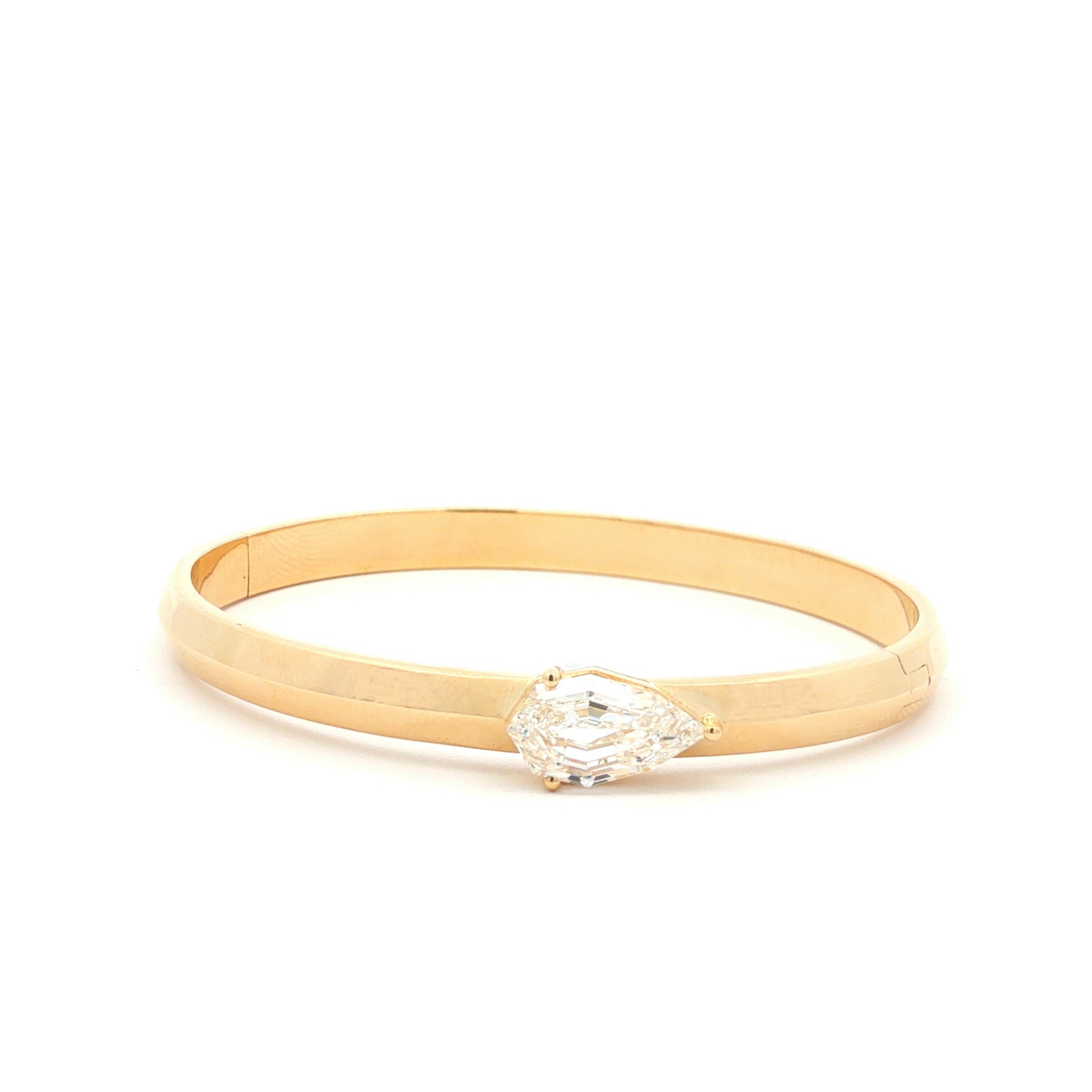 East-West Diamond Bangle
