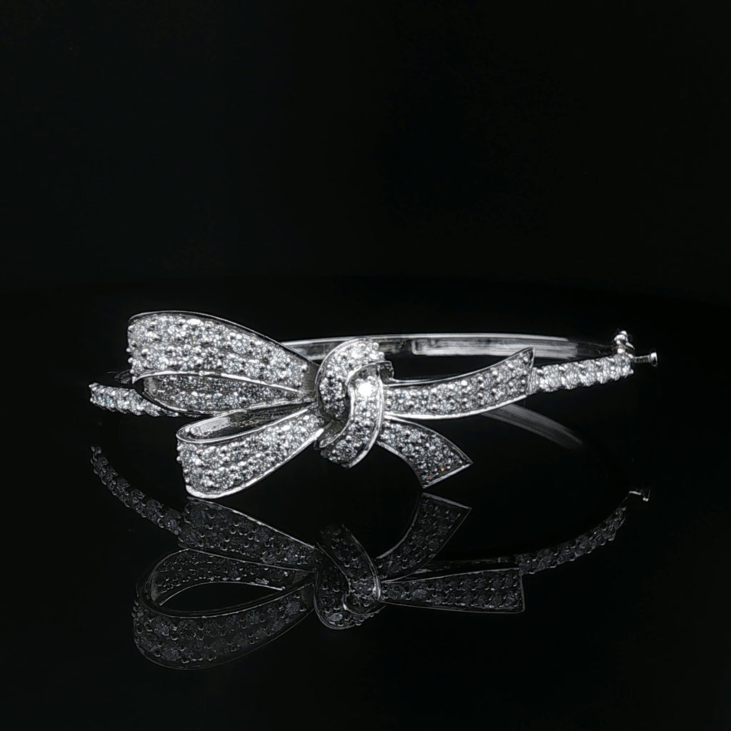 Pavé Bow Bangle