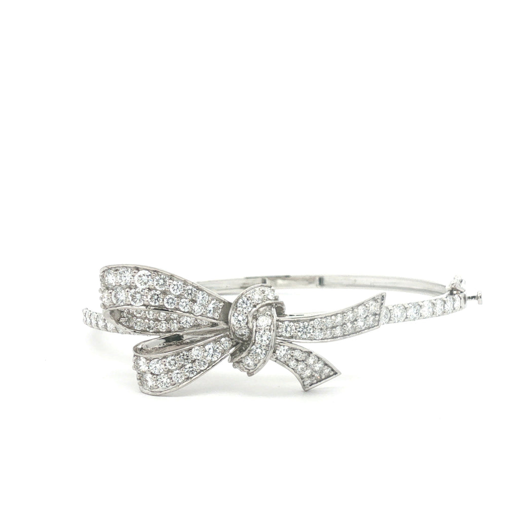 Pavé Bow Bangle