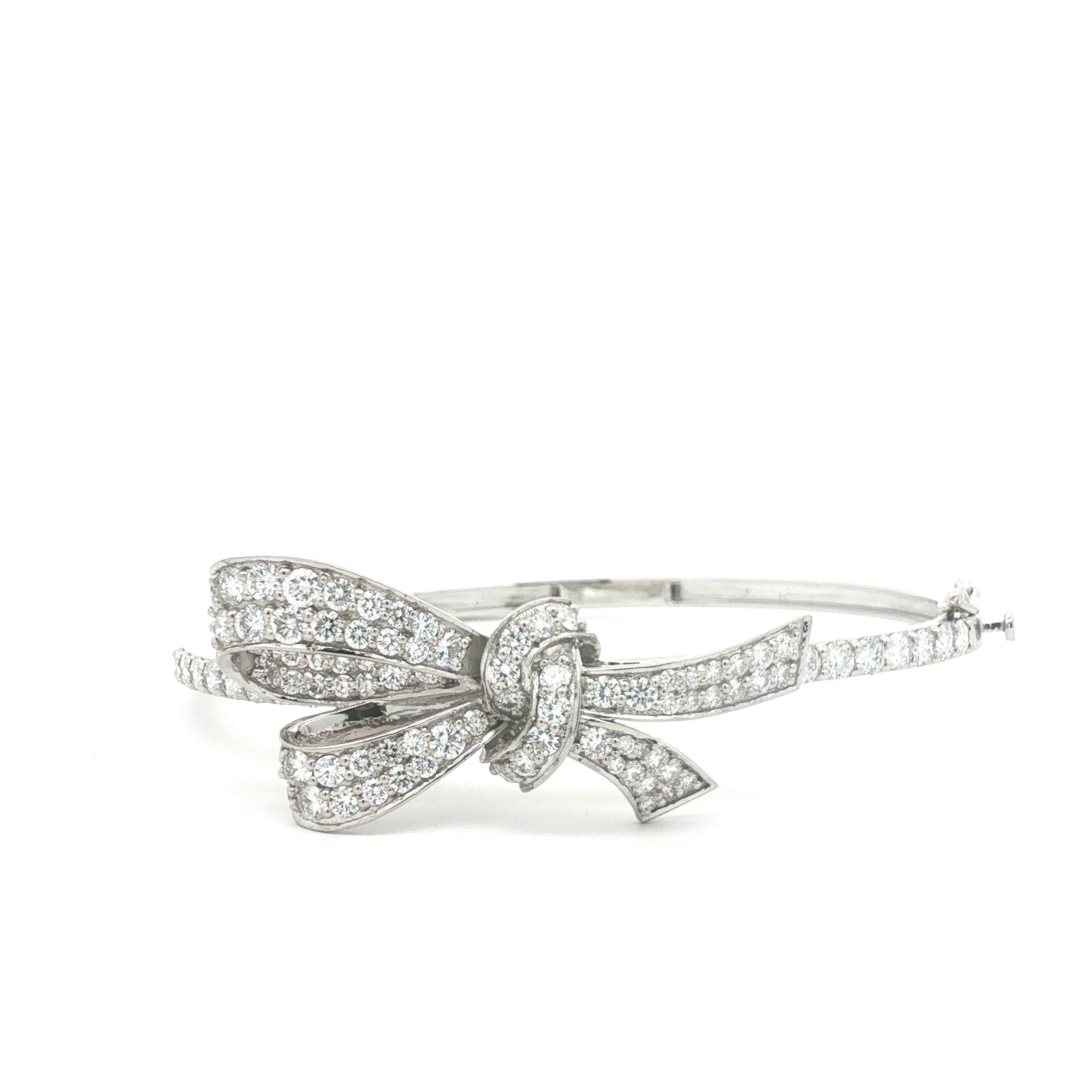 Pavé Bow Bangle