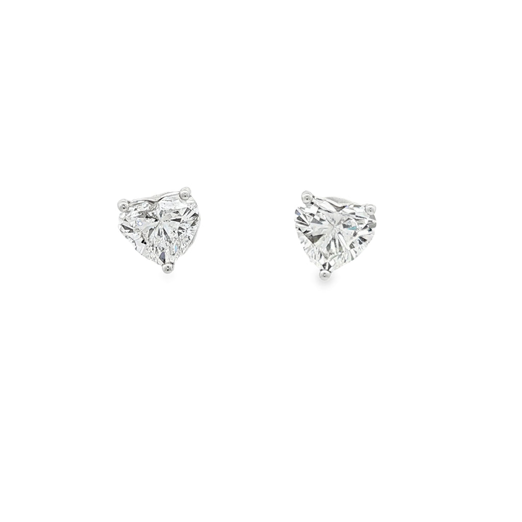 1.5ct Heart Studs