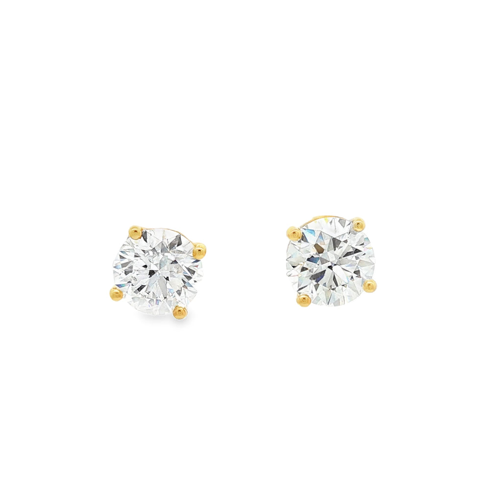 2.5ct Round Studs