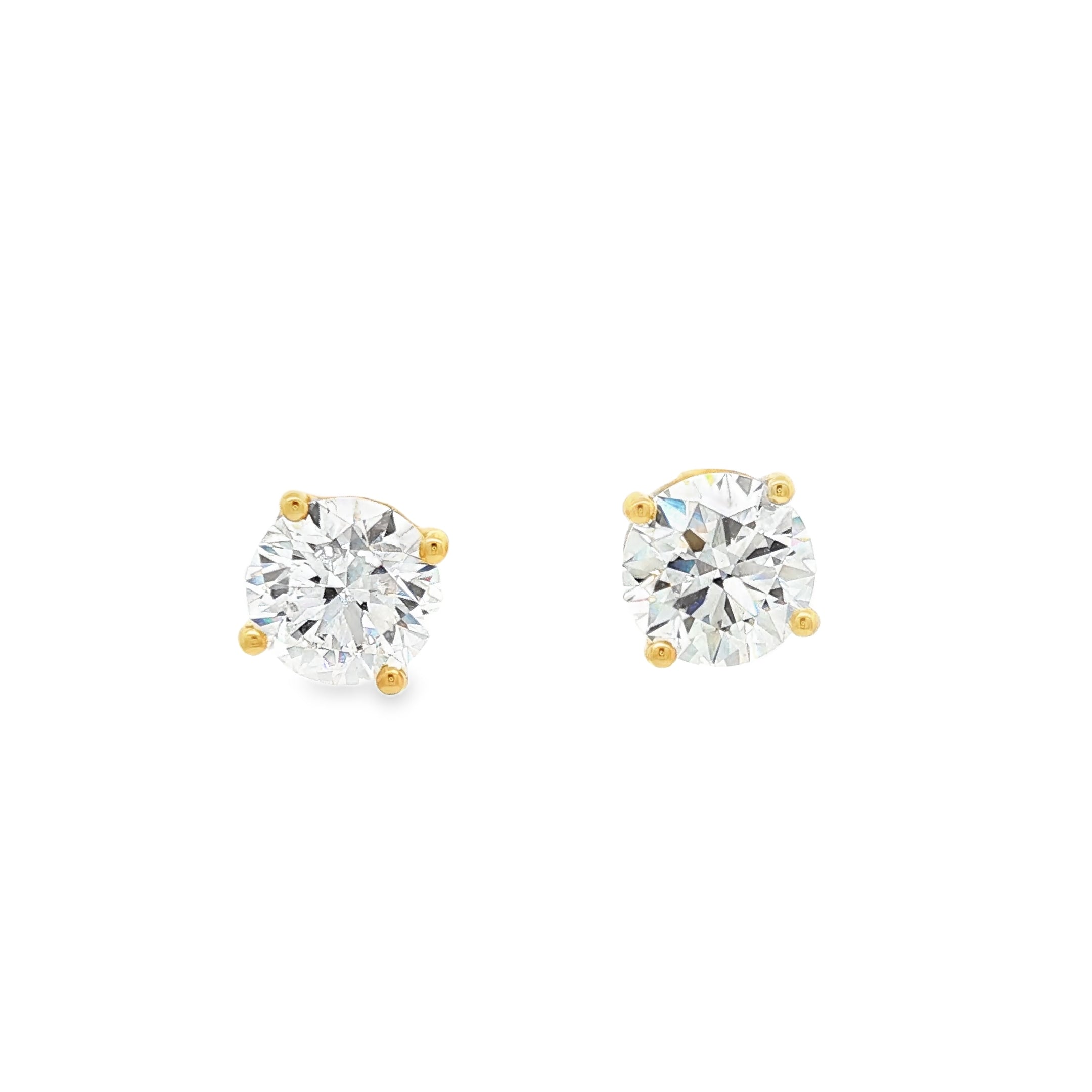 2.5ct Round Studs