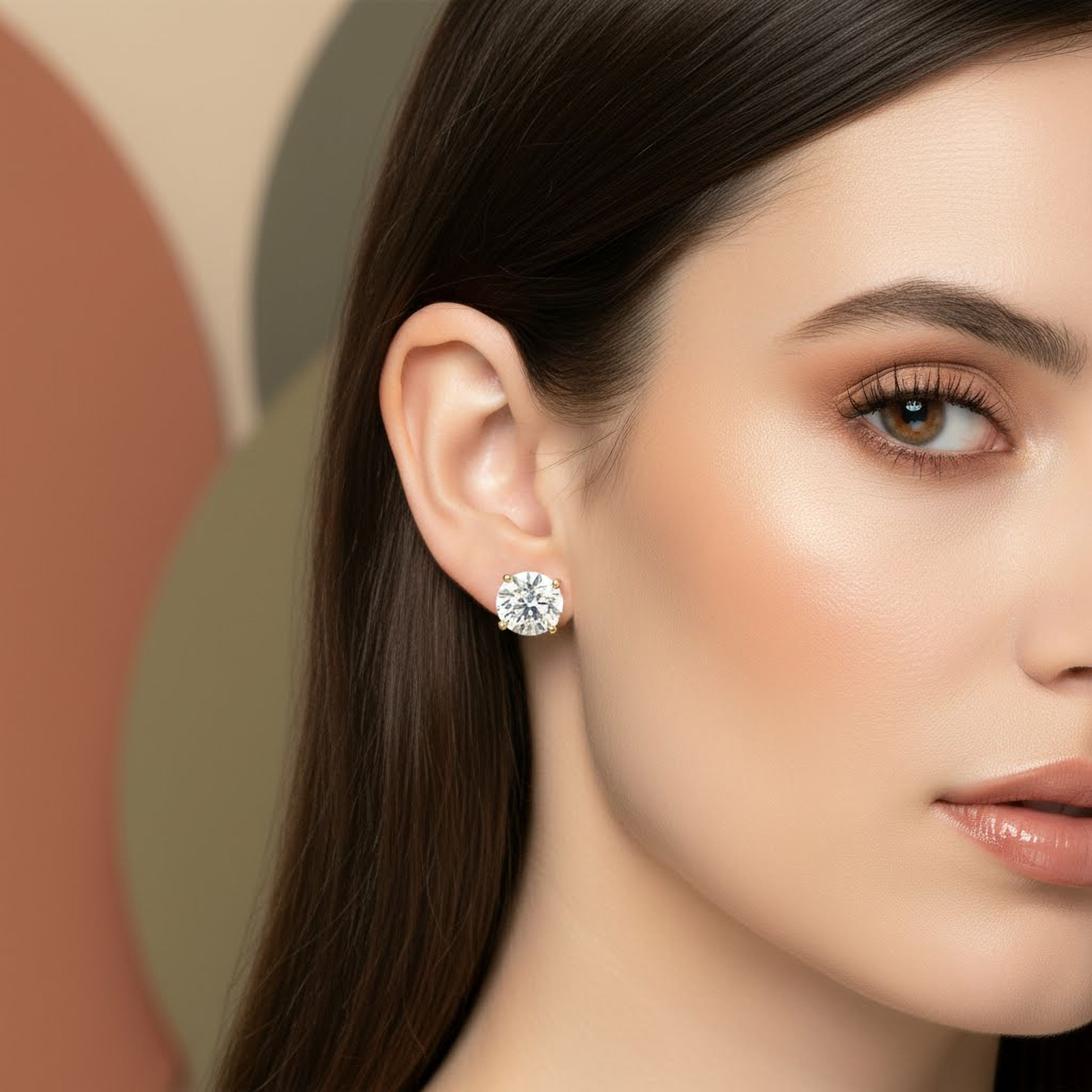 1.5ct Round Studs