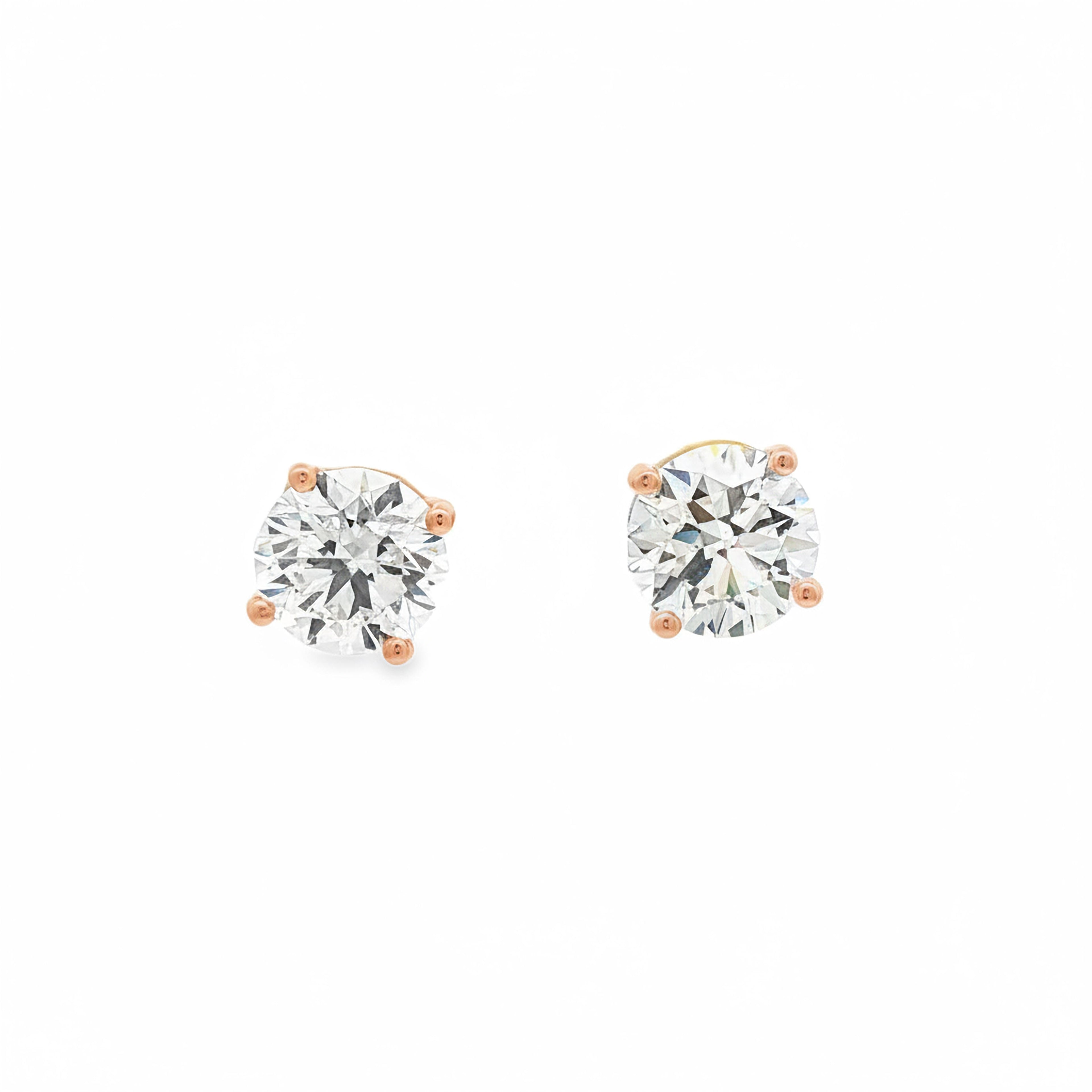 1.5ct Round Studs