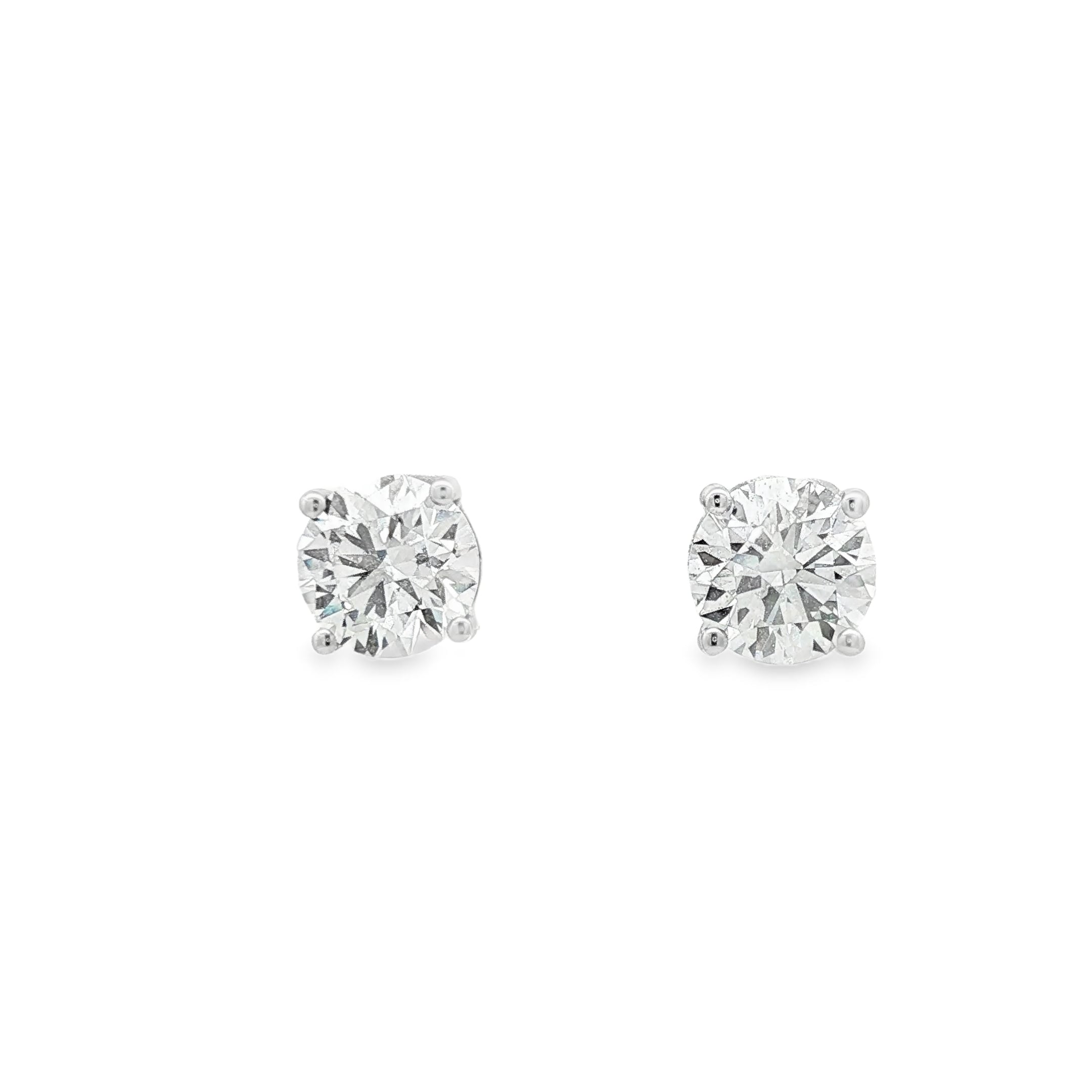 2ct Round Studs