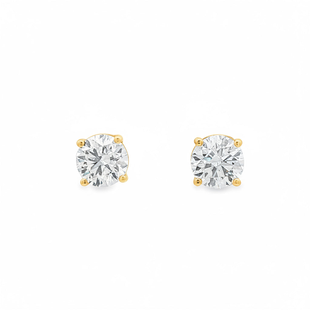 2ct Round Studs