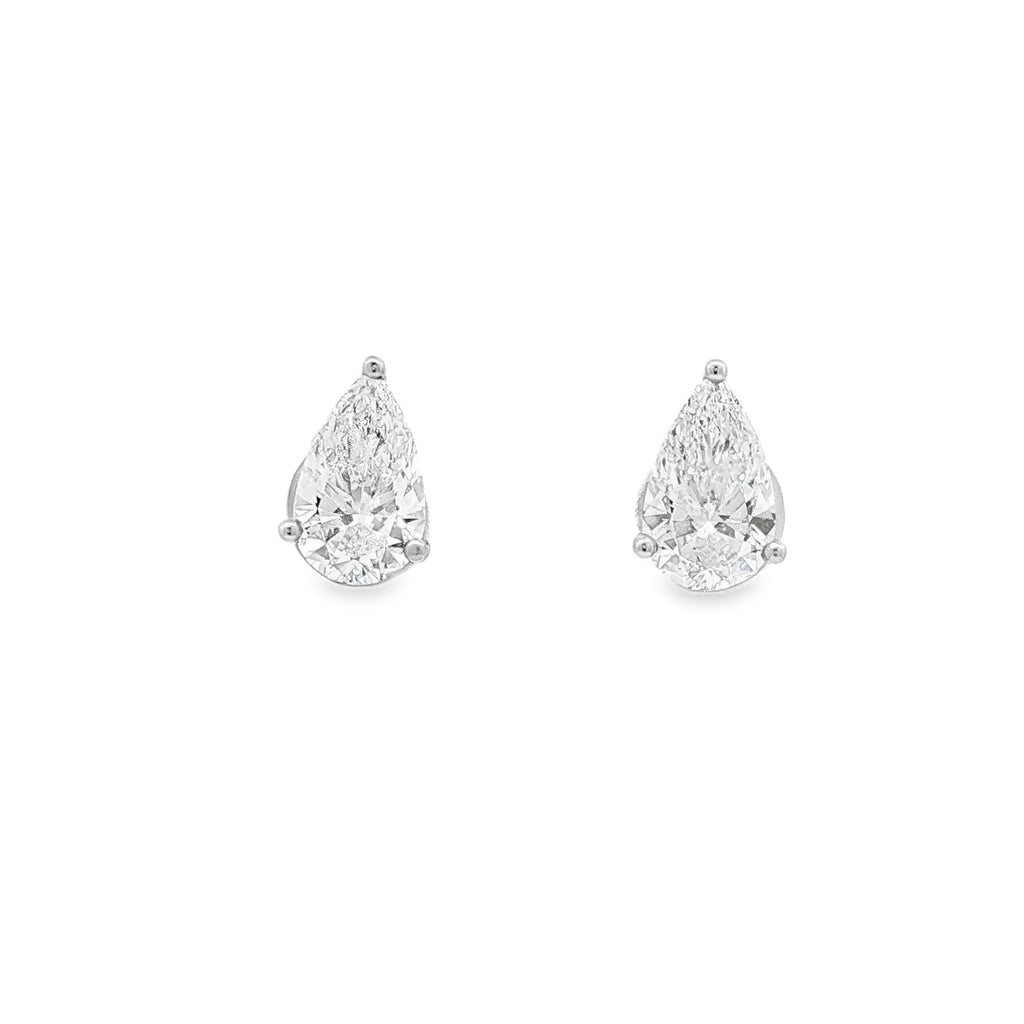 1.5ct Pear Studs